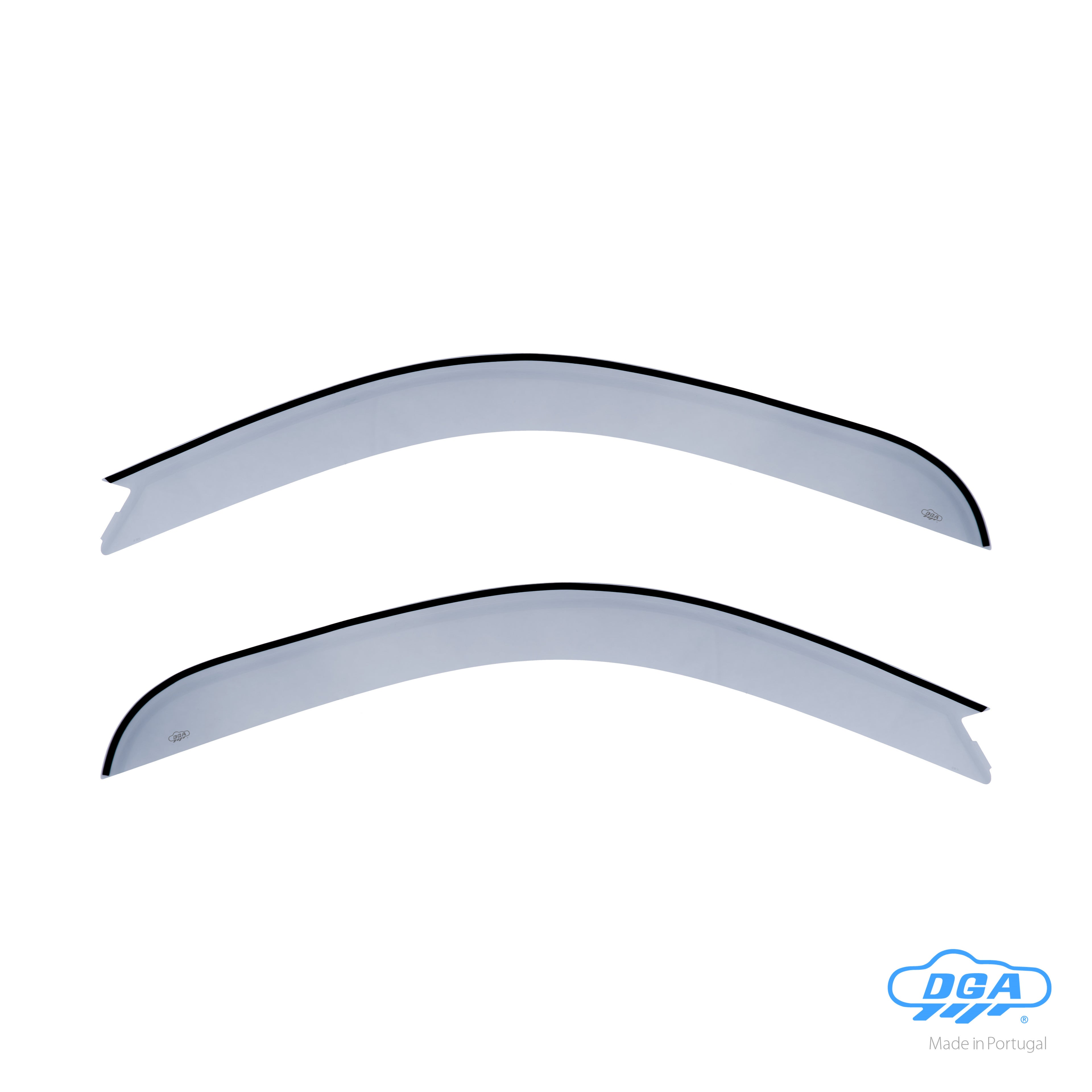 Set deflettori aria anteriori adesivi - compatibile per Toyota Rav4 3p (10/00>01/06)