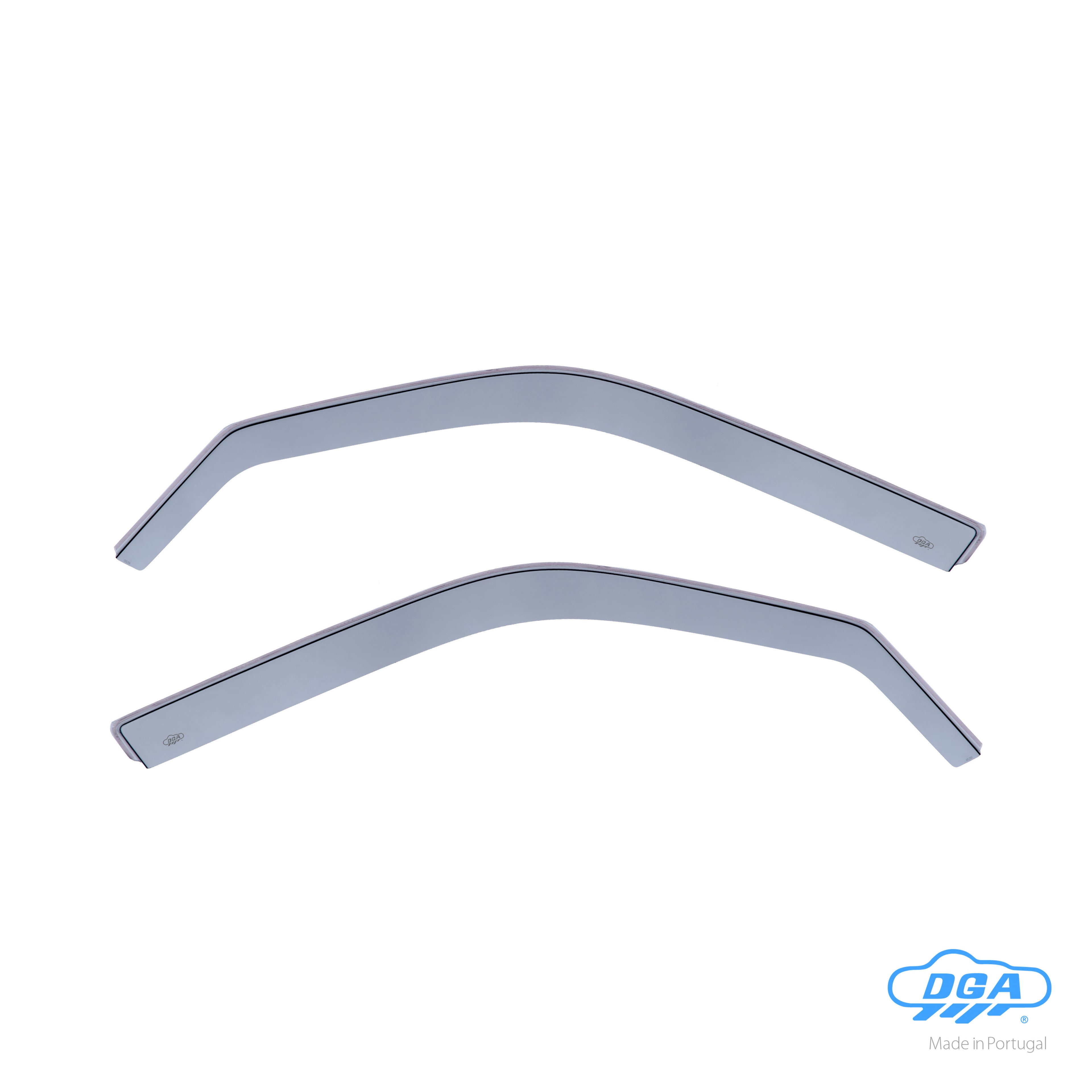 Set deflettori aria anteriori ad incastro, tipo lungo - compatibile per Mercedes Classe C 4p (05/93>04/00)