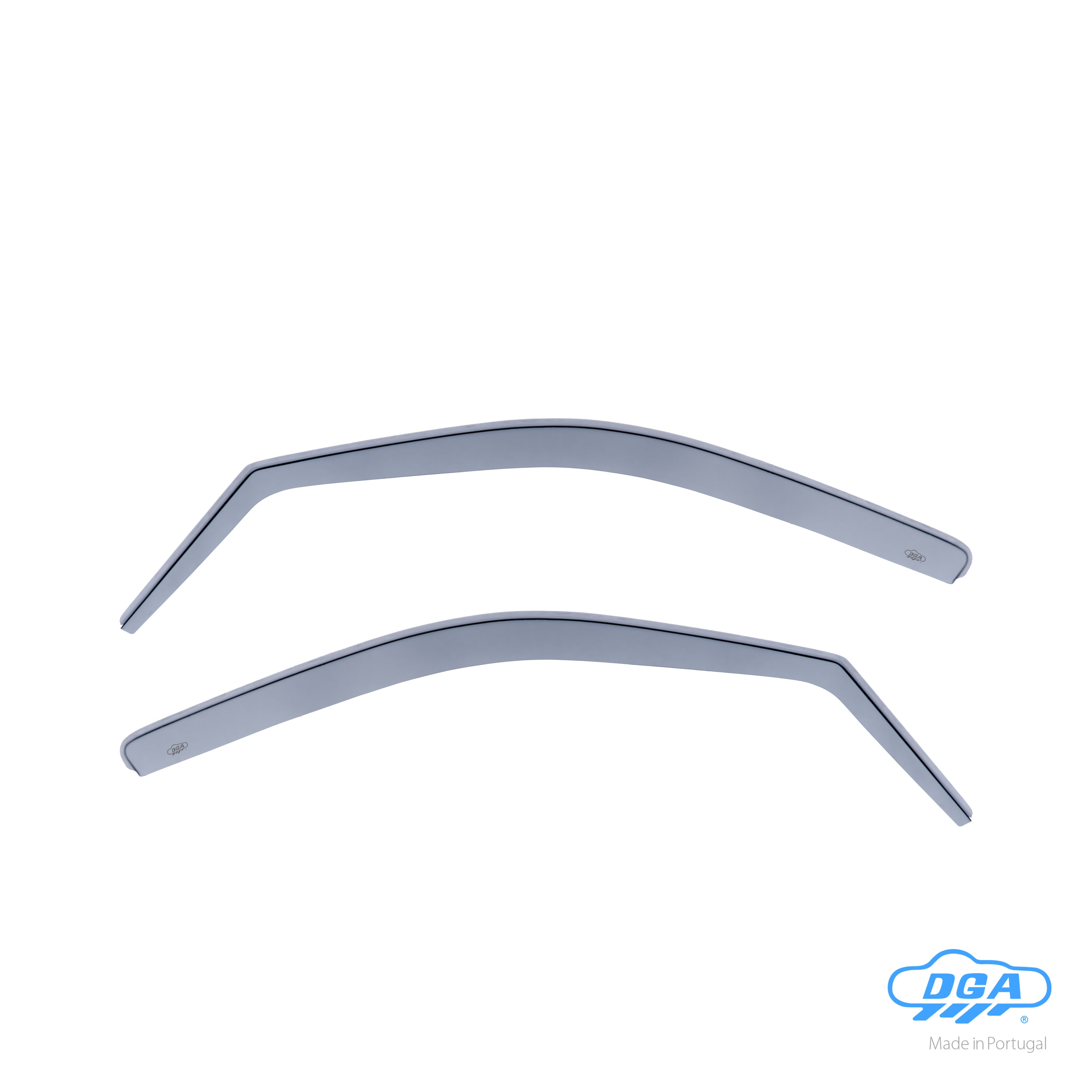 Set deflettori aria anteriori ad incastro, tipo lungo - compatibile per Mercedes ML (01/98>06/05)