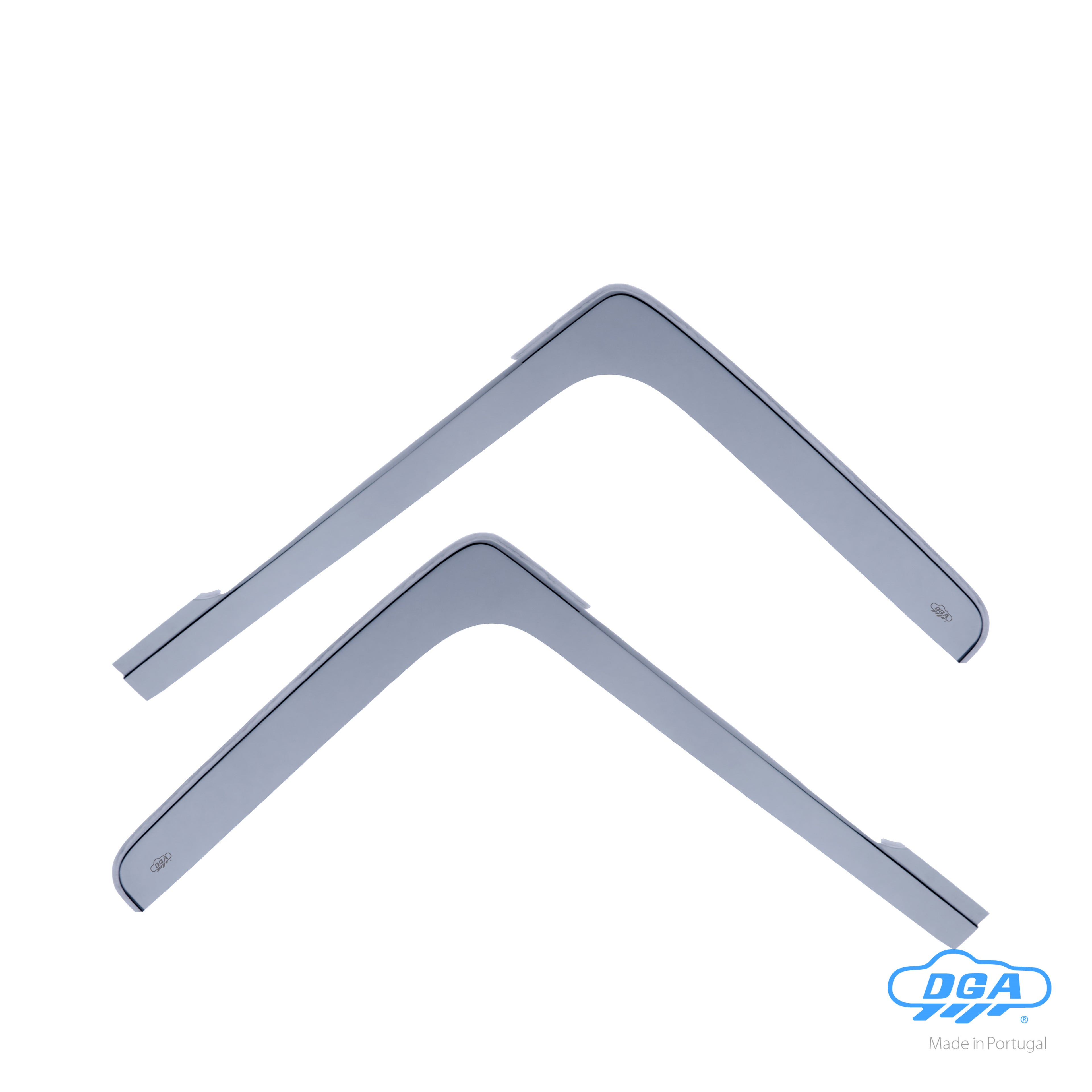 Set deflettori aria anteriori ad incastro, tipo lungo - compatibile per Mercedes Sprinter (01/95>05/06)