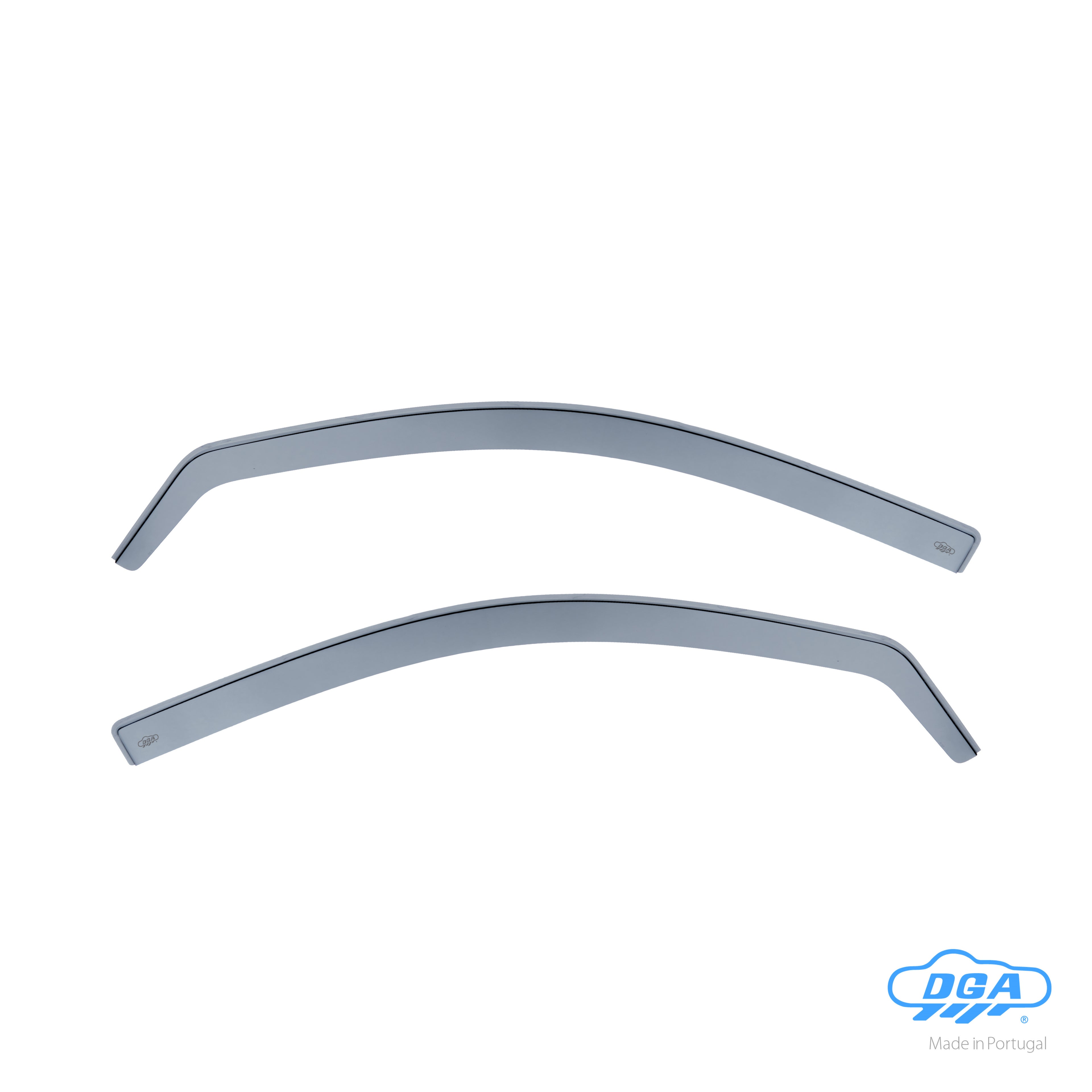 Set deflettori aria anteriori ad incastro, tipo lungo - compatibile per Mercedes Classe C Coupè (03/01>03/08)