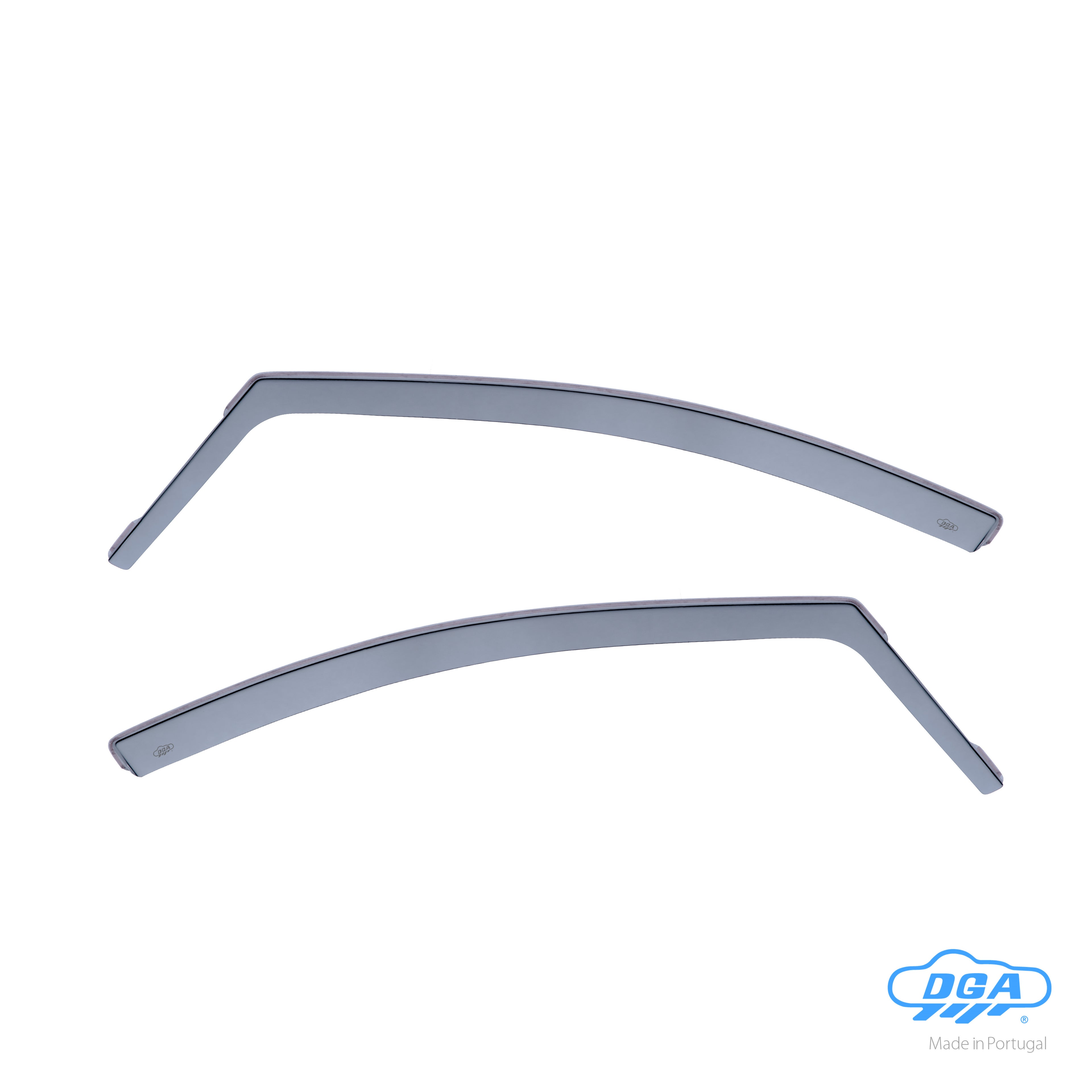 Set deflettori aria anteriori ad incastro, tipo lungo - compatibile per Mercedes Classe A 5p (09/04>09/12)