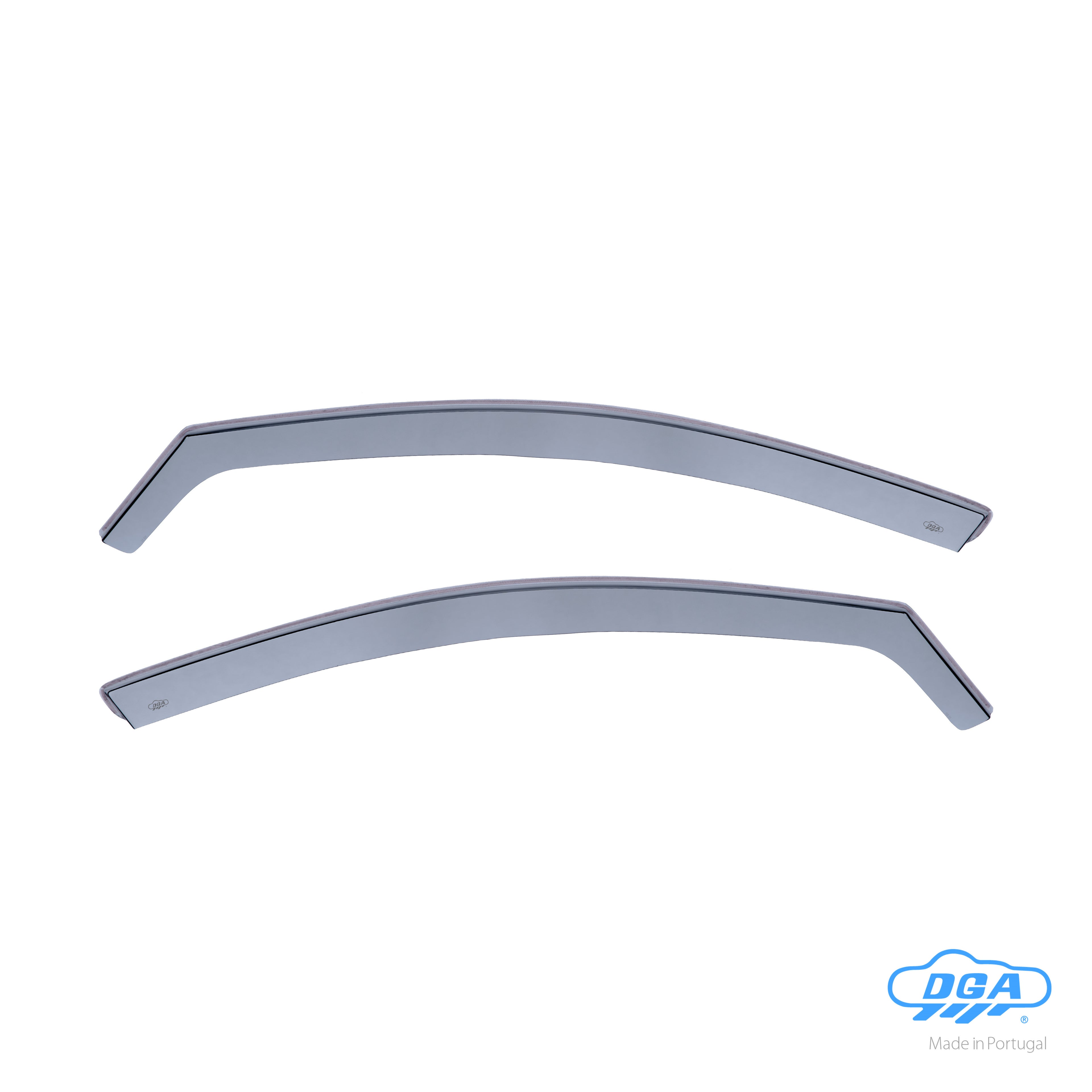 Set deflettori aria anteriori ad incastro, tipo lungo - compatibile per Mercedes GLA (03/14>03/20)