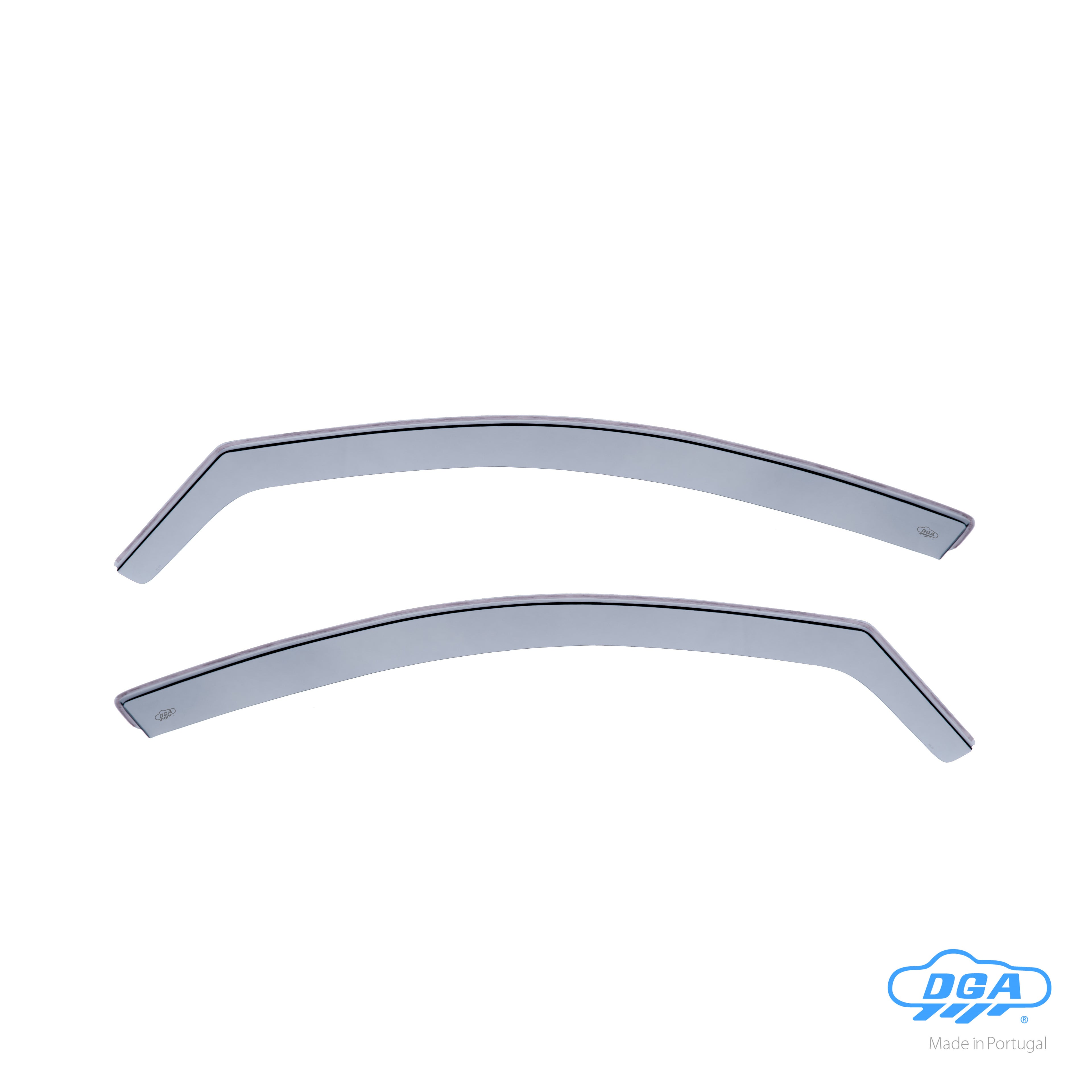 Set deflettori aria anteriori ad incastro, tipo lungo - compatibile per Mercedes Classe C 4p (03/14>05/21)