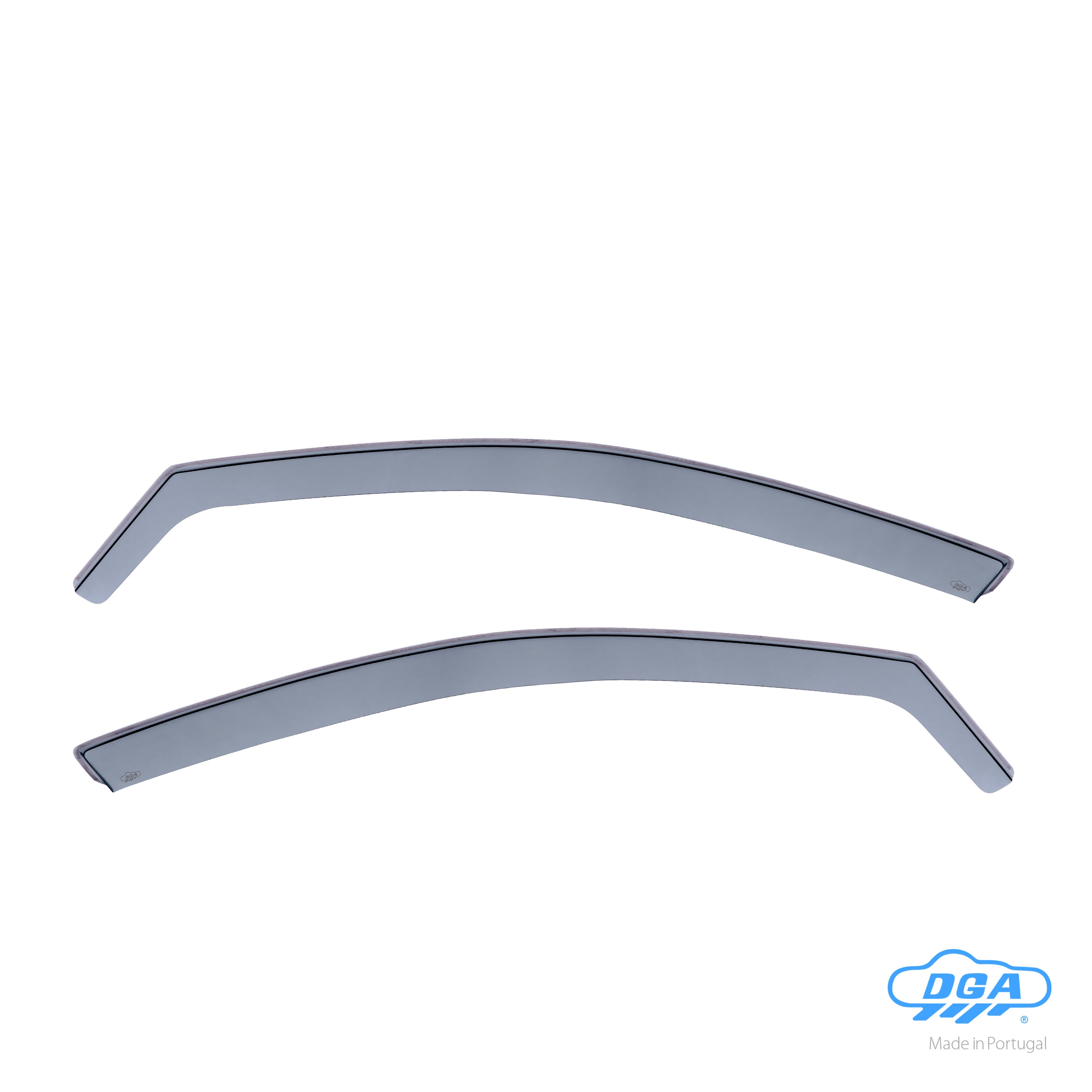 Set deflettori aria anteriori ad incastro, tipo lungo - compatibile per Mercedes Classe A 5p (10/12>05/18)