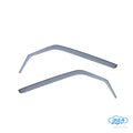 Set deflettori aria anteriori ad incastro, tipo lungo - compatibile per Mitsubishi Pajero 3p (04/00>10/06)