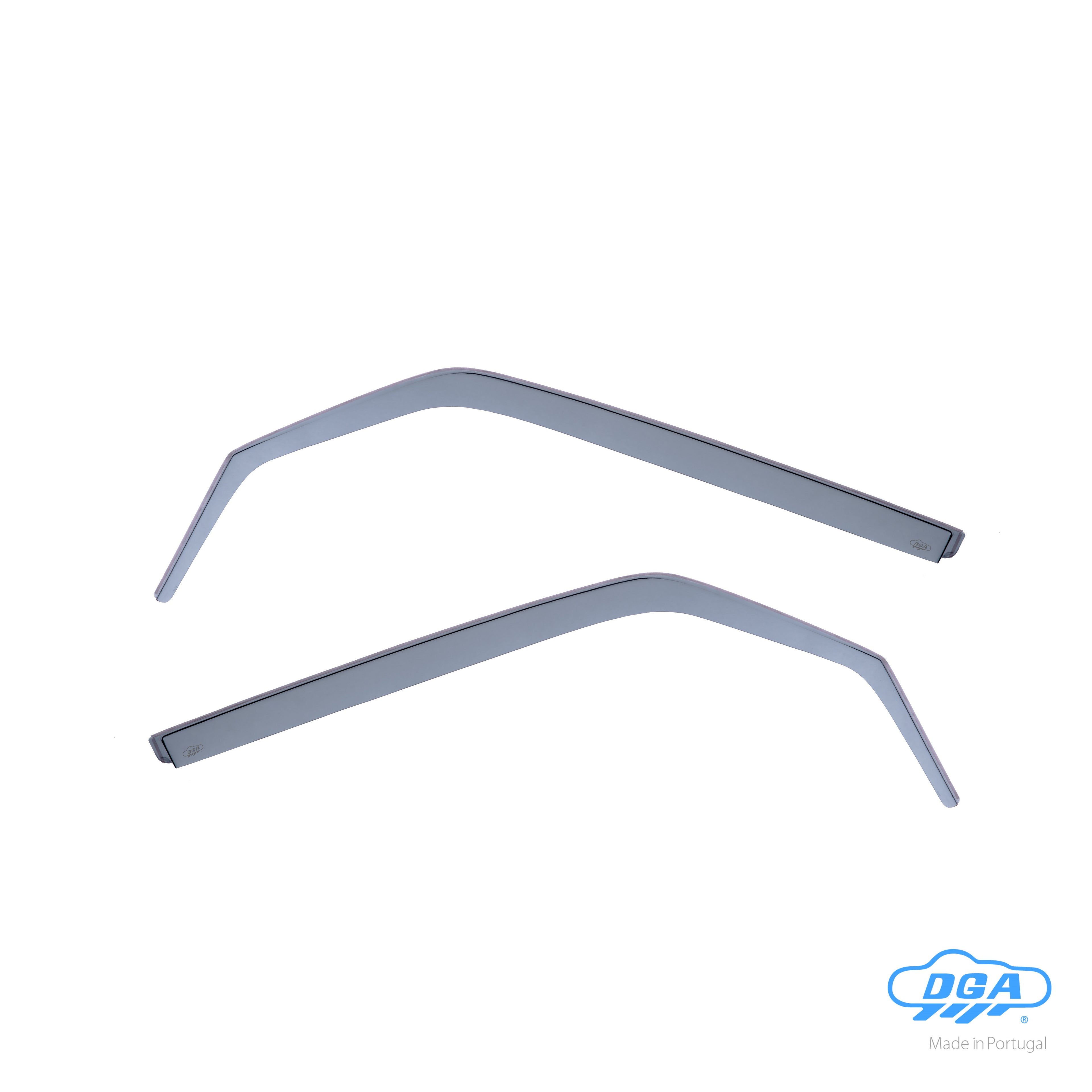 Set deflettori aria anteriori ad incastro, tipo lungo - compatibile per Mitsubishi Pajero 3p (04/00>10/06)