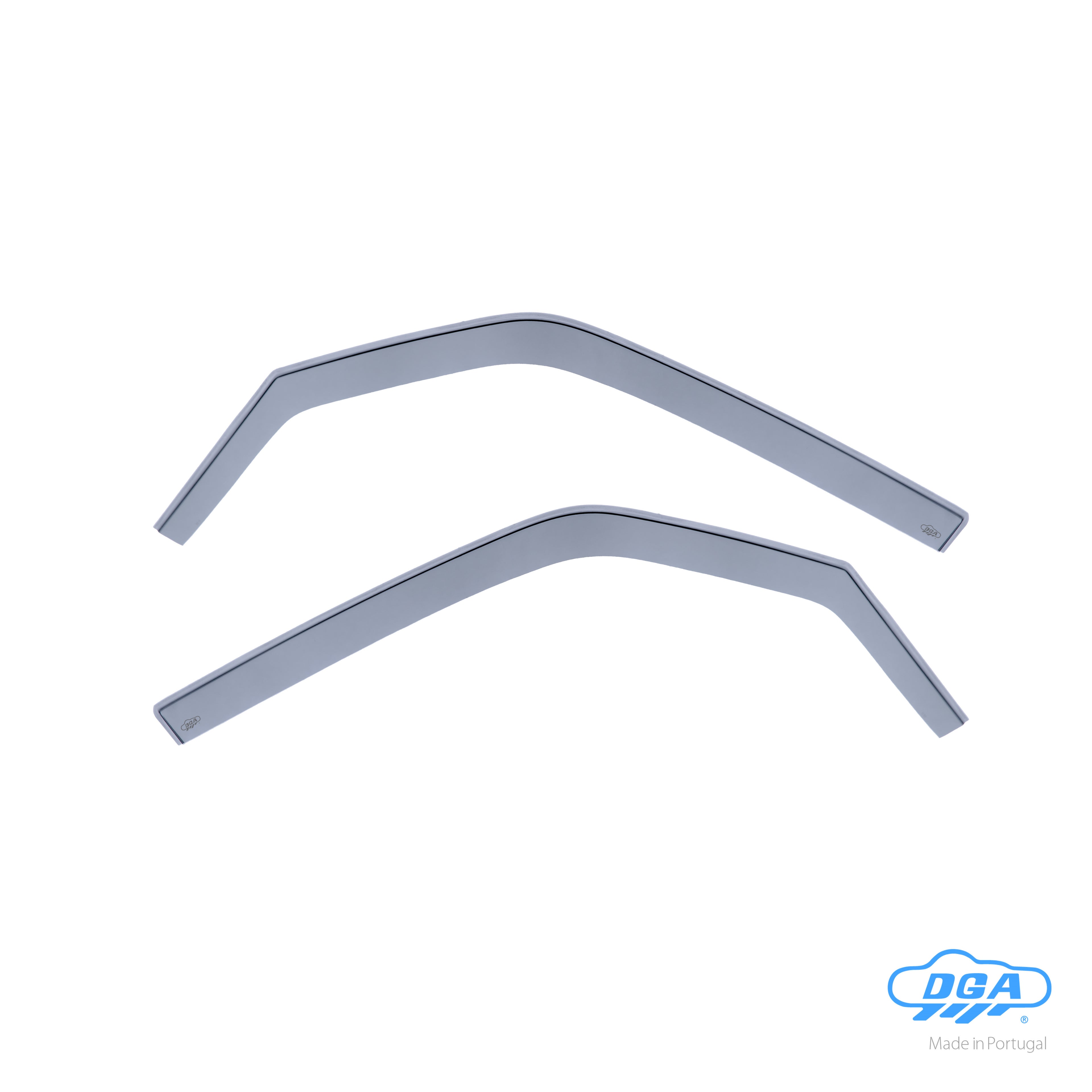 Set deflettori aria anteriori ad incastro, tipo lungo - compatibile per Mitsubishi Pajero 5p (11/06>07/19)