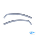 Set deflettori aria anteriori ad incastro, tipo lungo - compatibile per Mitsubishi L200 Double Cab (09/15>06/23)