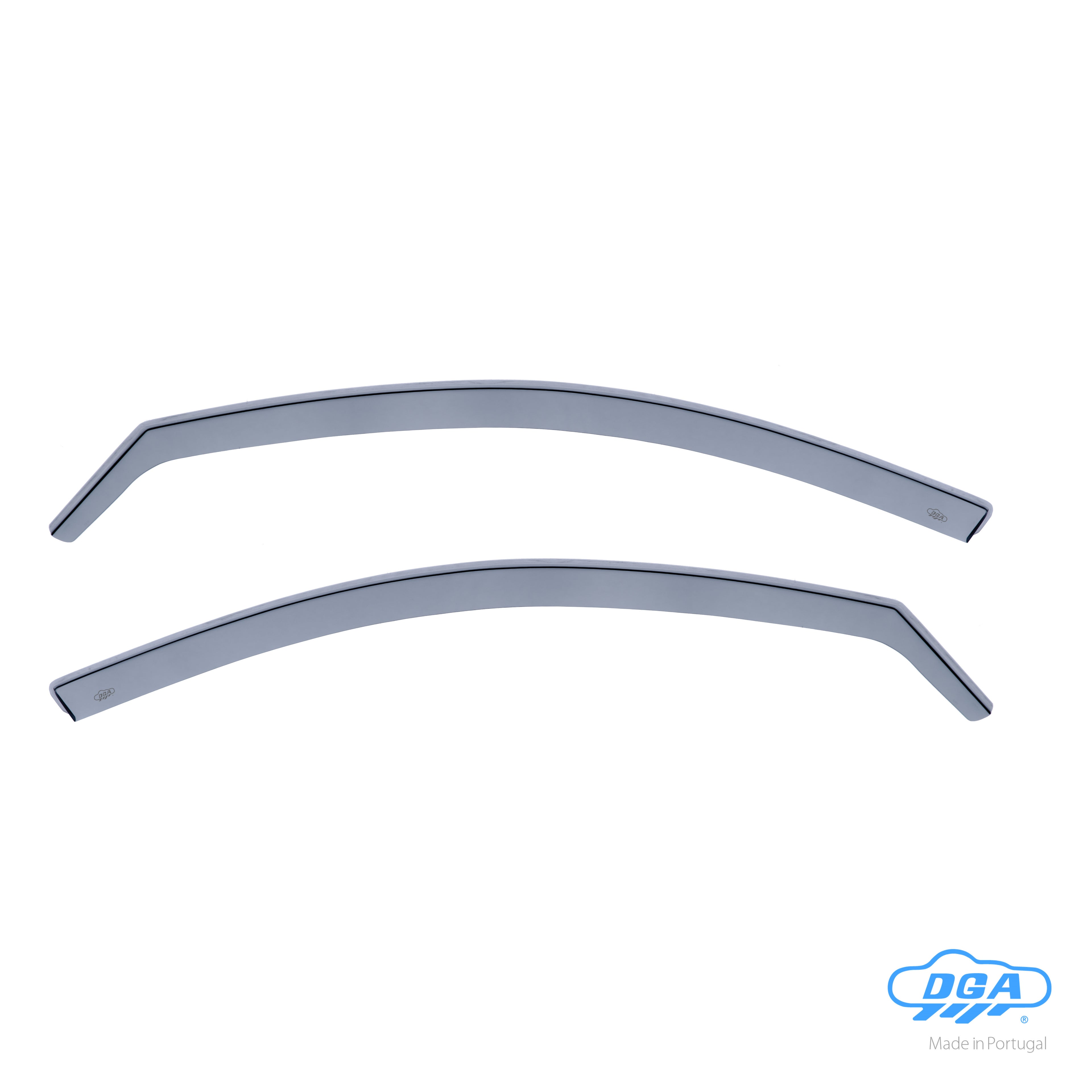 Set deflettori aria anteriori ad incastro, tipo lungo - compatibile per Nissan Primera 4p (01/02>12/08) - Nissan Primera sw (01/02>12/08)