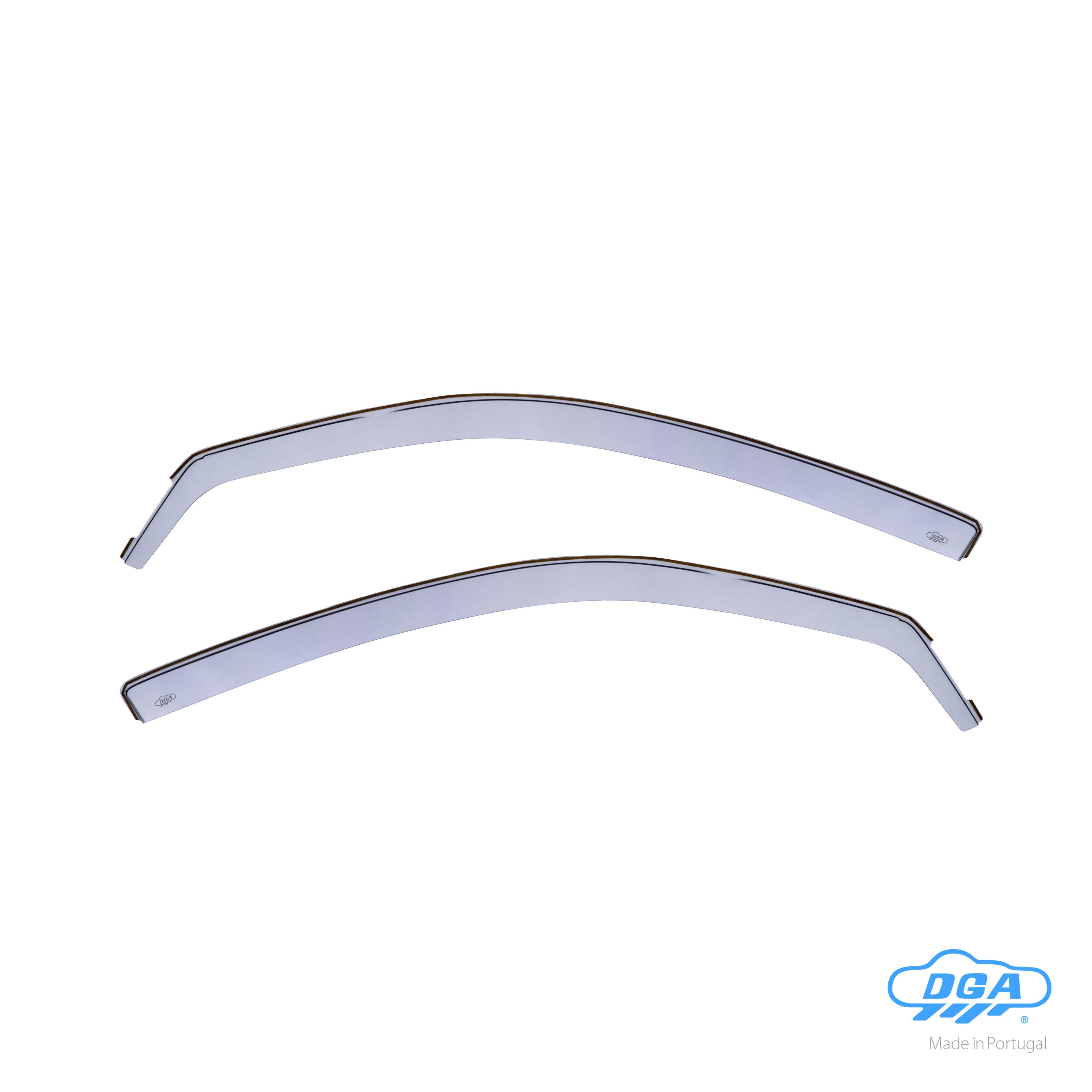 Set deflettori aria anteriori ad incastro, tipo lungo - compatibile per Nissan Micra 3p (01/03>10/10)