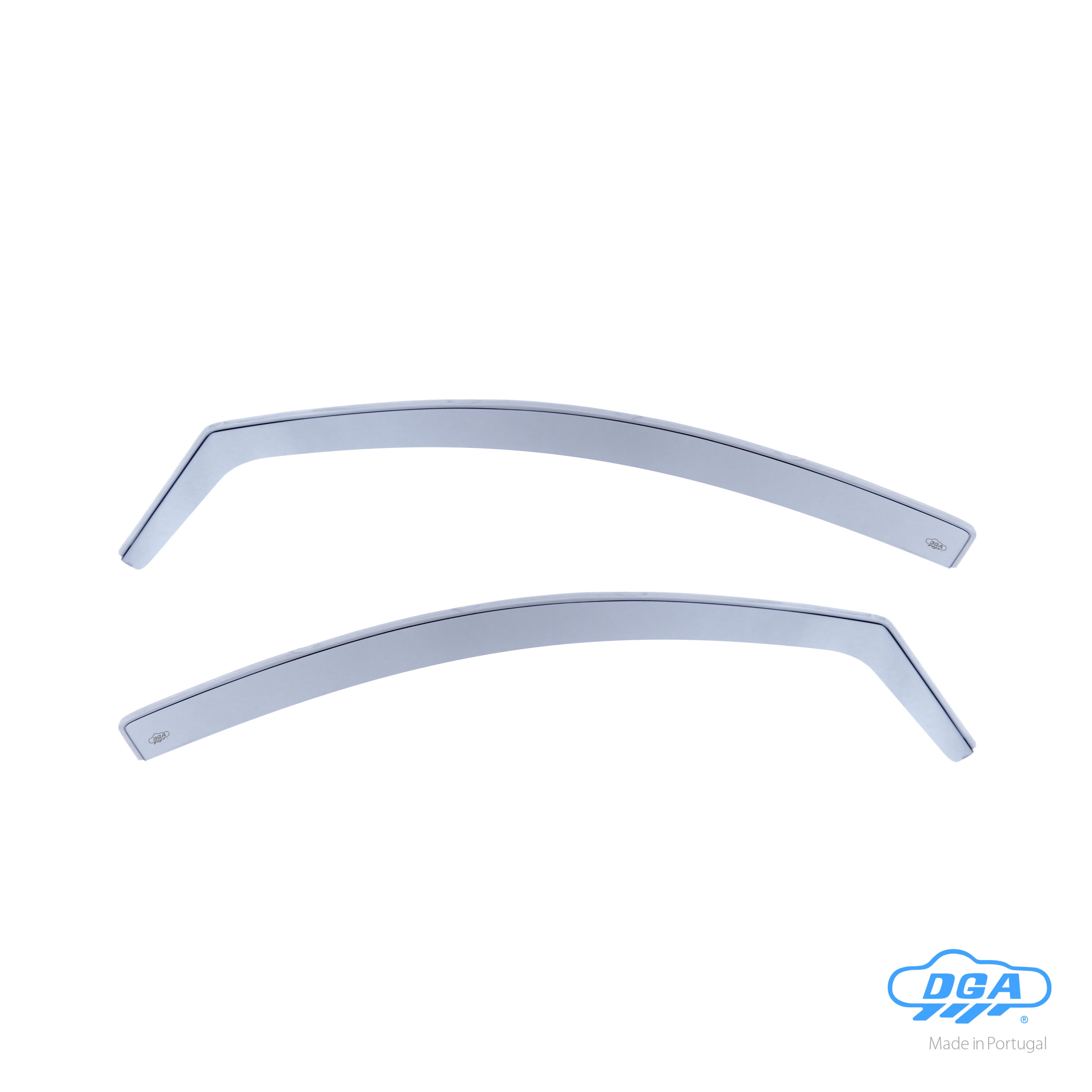 Set deflettori aria anteriori ad incastro, tipo lungo - compatibile per Nissan Qashqai (03/07>01/14) - Nissan Qashqai+2 (09/08>01/14)