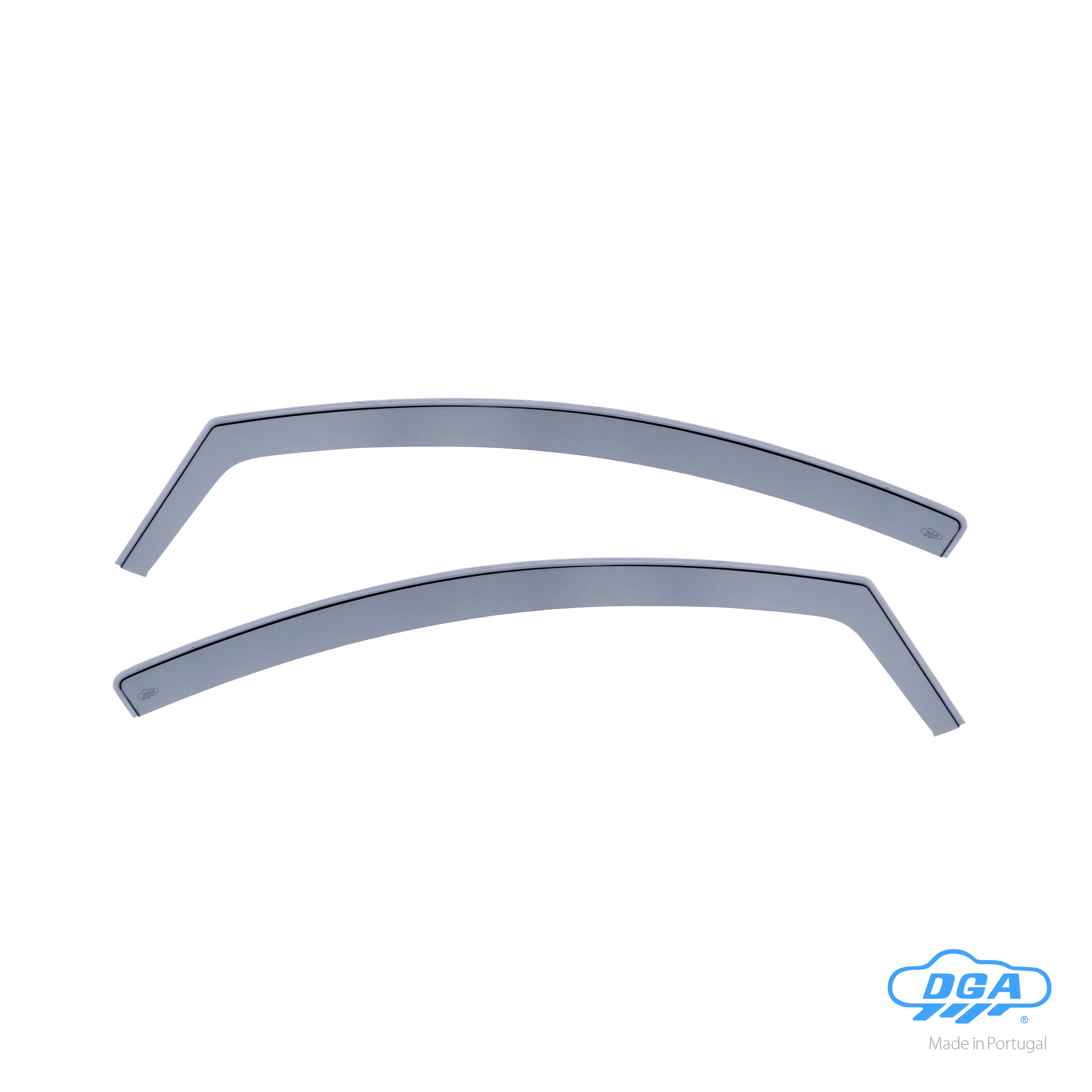 Set deflettori aria anteriori ad incastro, tipo lungo - compatibile per Nissan Note (03/06>09/13)