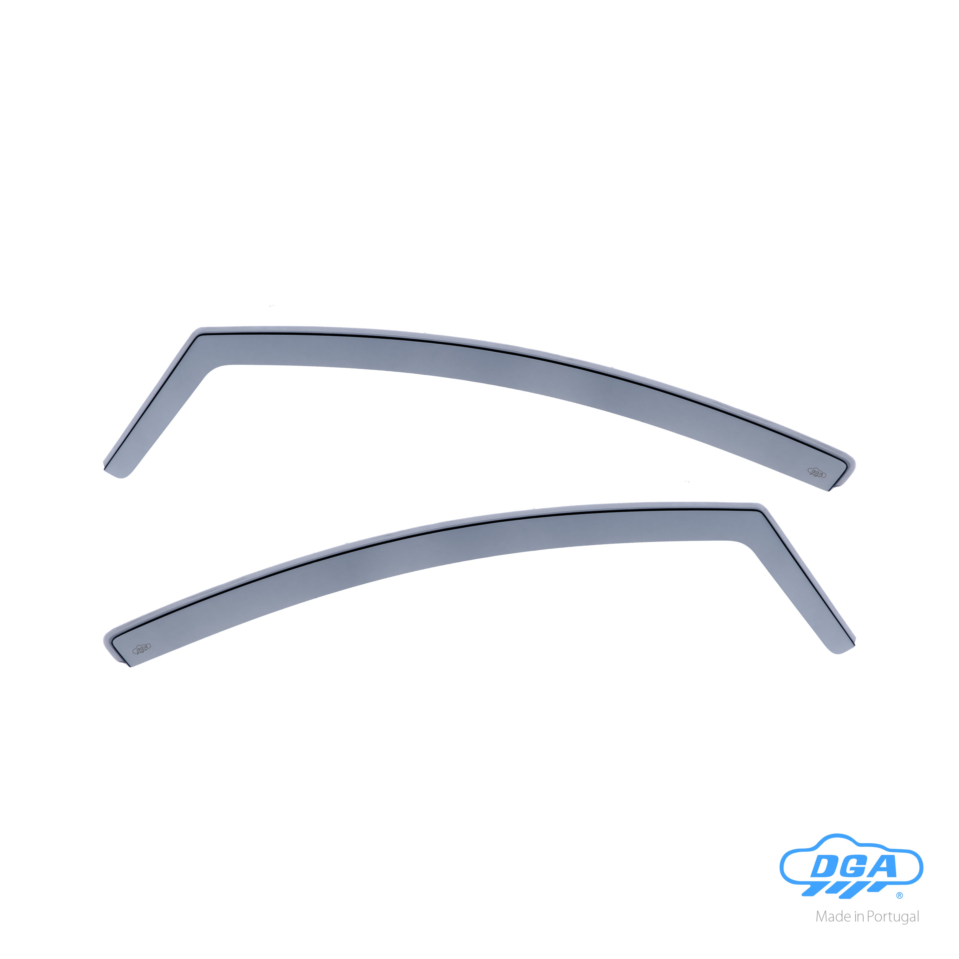 Set deflettori aria anteriori ad incastro, tipo lungo - compatibile per Nissan Note (10/13>10/17)