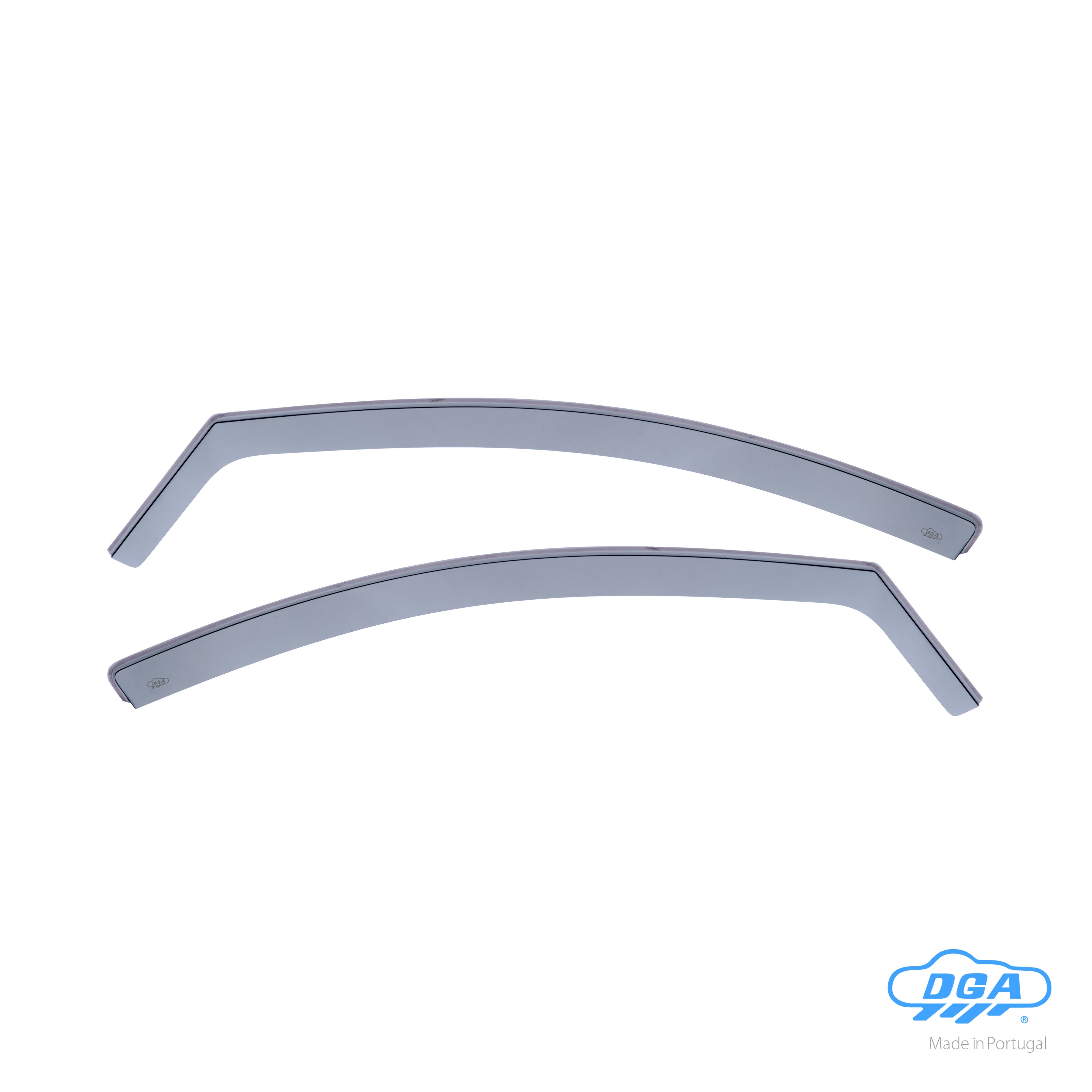 Set deflettori aria anteriori ad incastro, tipo lungo - compatibile per Nissan Pulsar (10/14>12/18)
