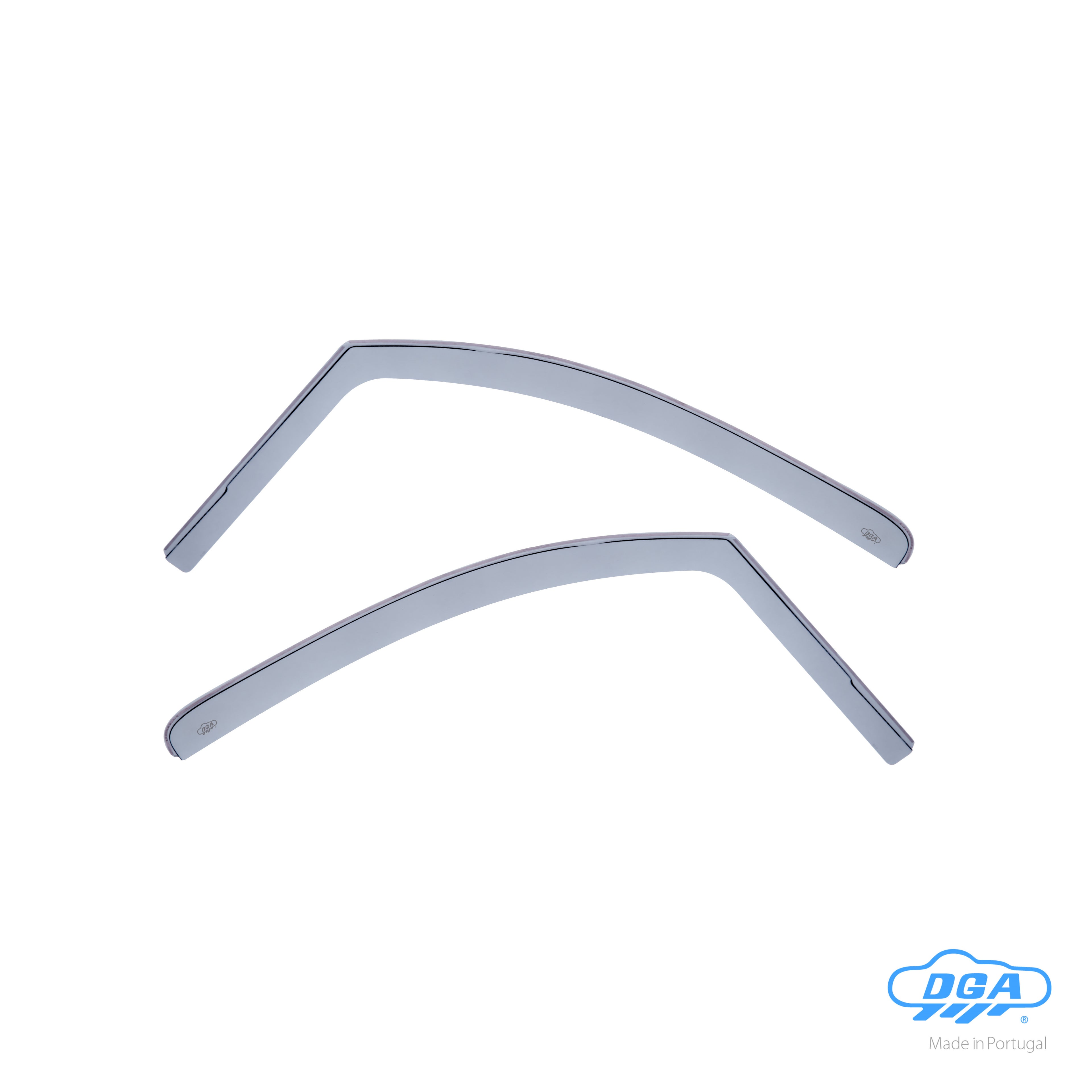 Set deflettori aria anteriori ad incastro, tipo lungo - compatibile per Nissan Evalia (10/11>09/21) - Nissan NV200 (09/09>09/21)