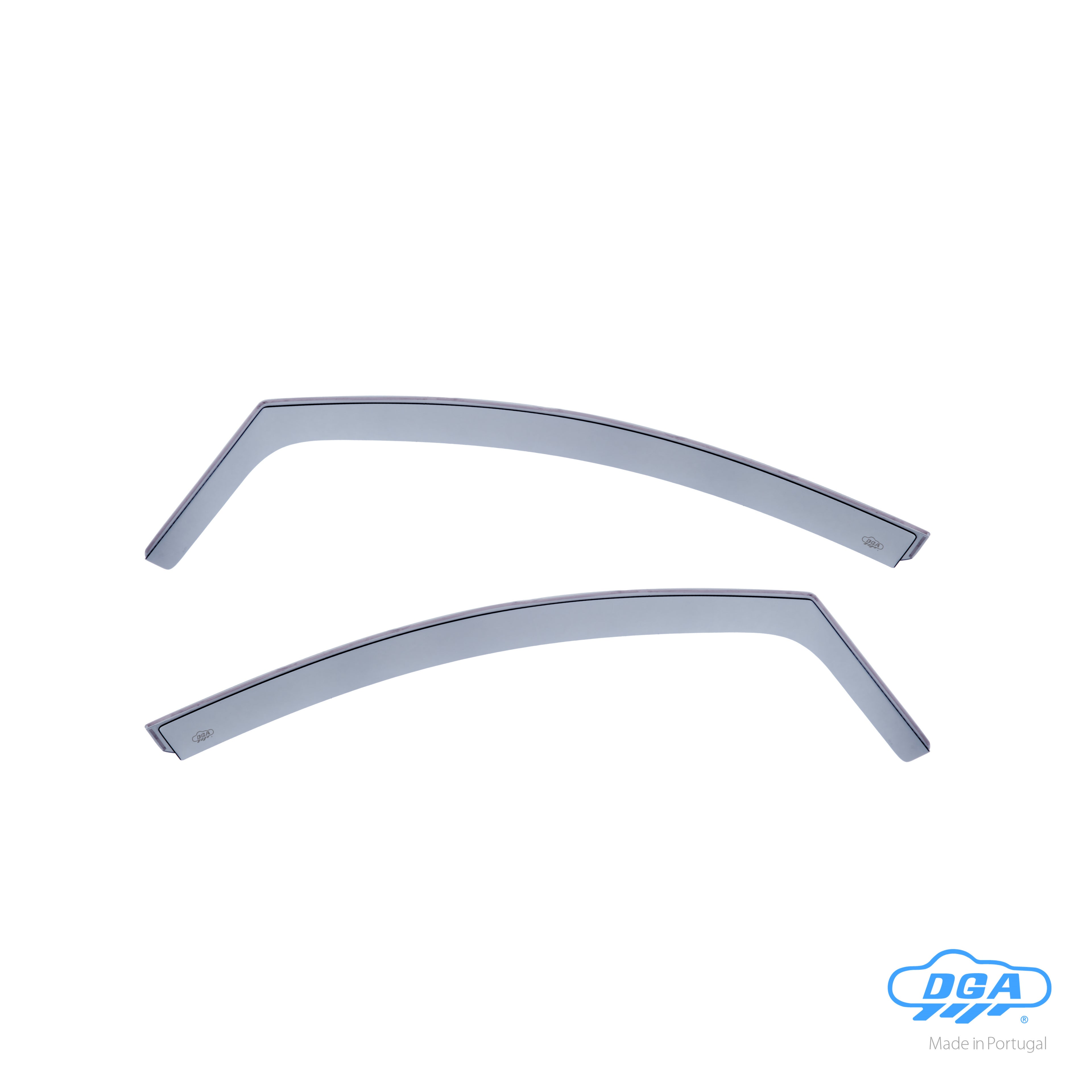 Set deflettori aria anteriori ad incastro, tipo lungo - compatibile per Nissan Leaf (09/17>04/22)