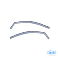 Set deflettori aria anteriori ad incastro, tipo lungo - compatibile per Opel Astra G 3p (11/00>03/05)