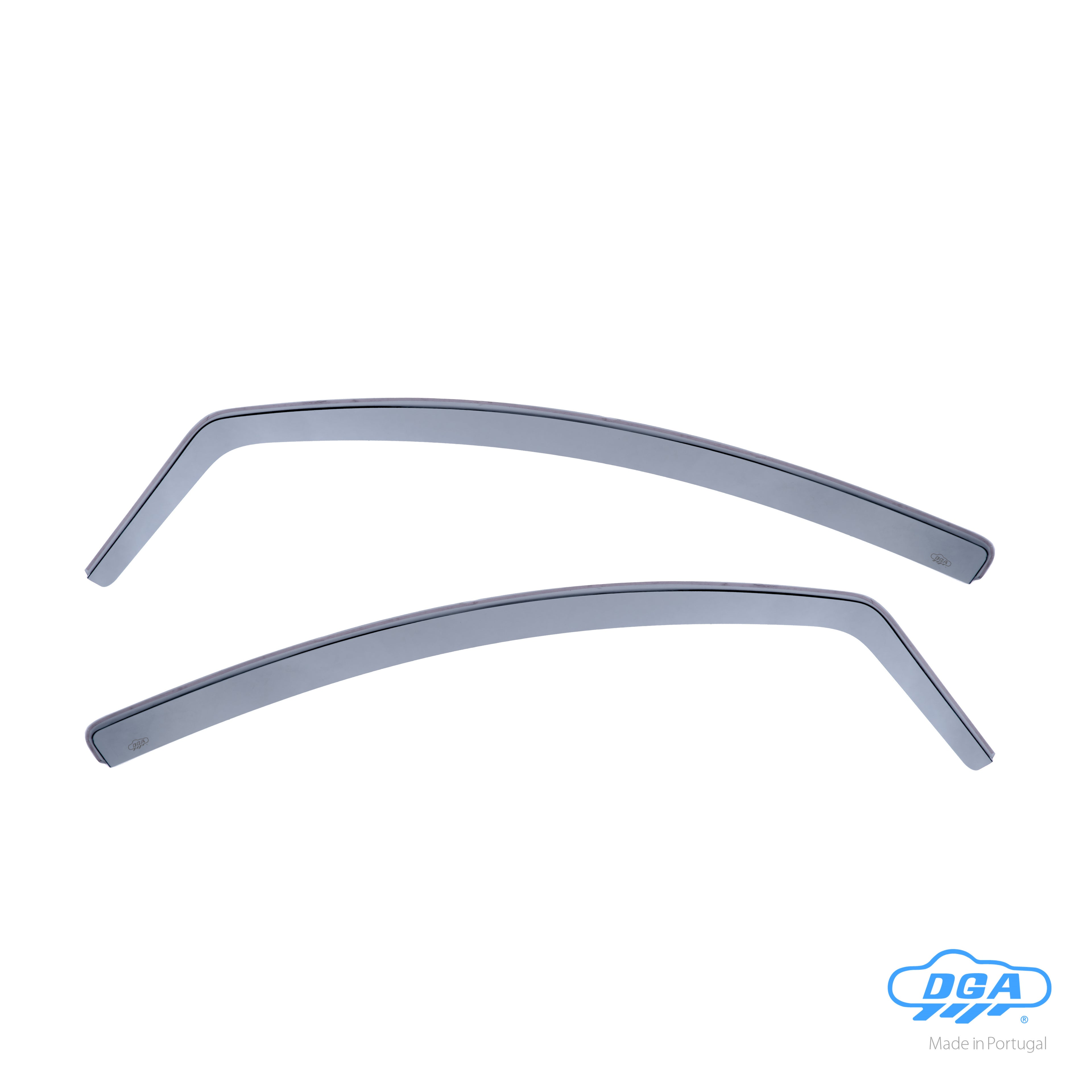 Set deflettori aria anteriori ad incastro, tipo lungo - compatibile per Opel Corsa D 3p (09/06>11/14) - Opel Corsa E 3p (12/14>08/19)