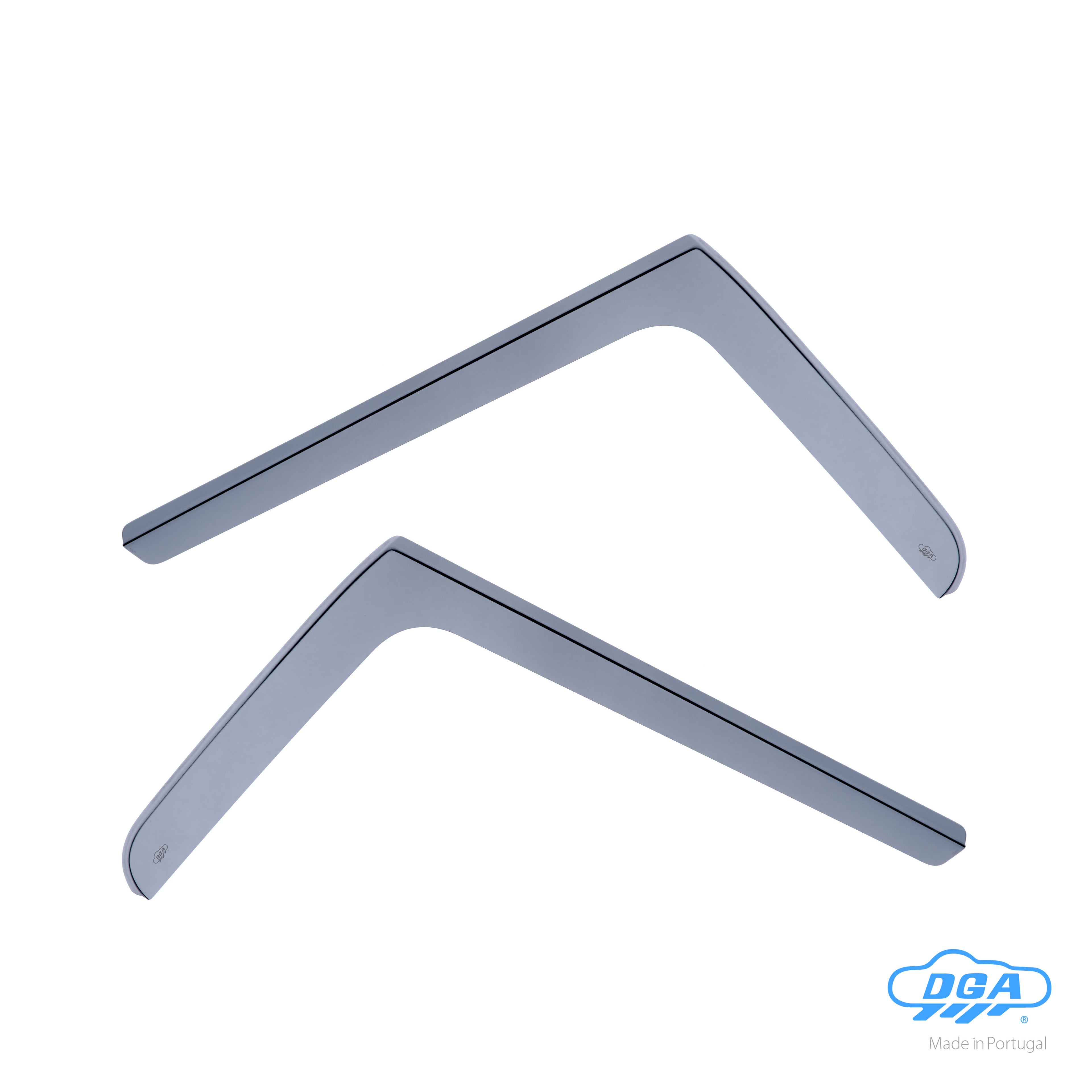 Set deflettori aria anteriori ad incastro, tipo lungo - compatibile per Opel Movano (08/10>12/21)