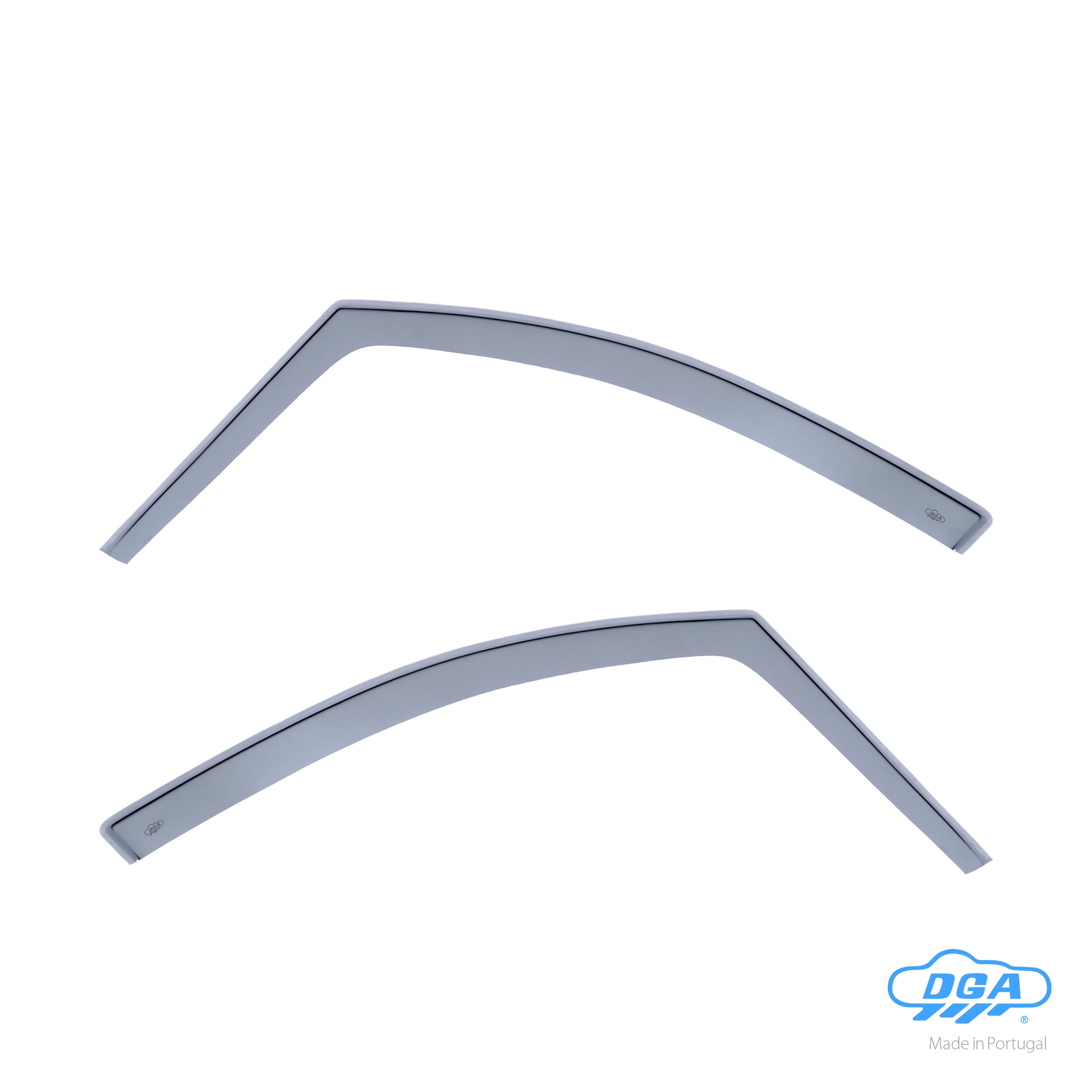 Set deflettori aria anteriori ad incastro, tipo lungo - compatibile per Peugeot 807 (10/02>12/13)