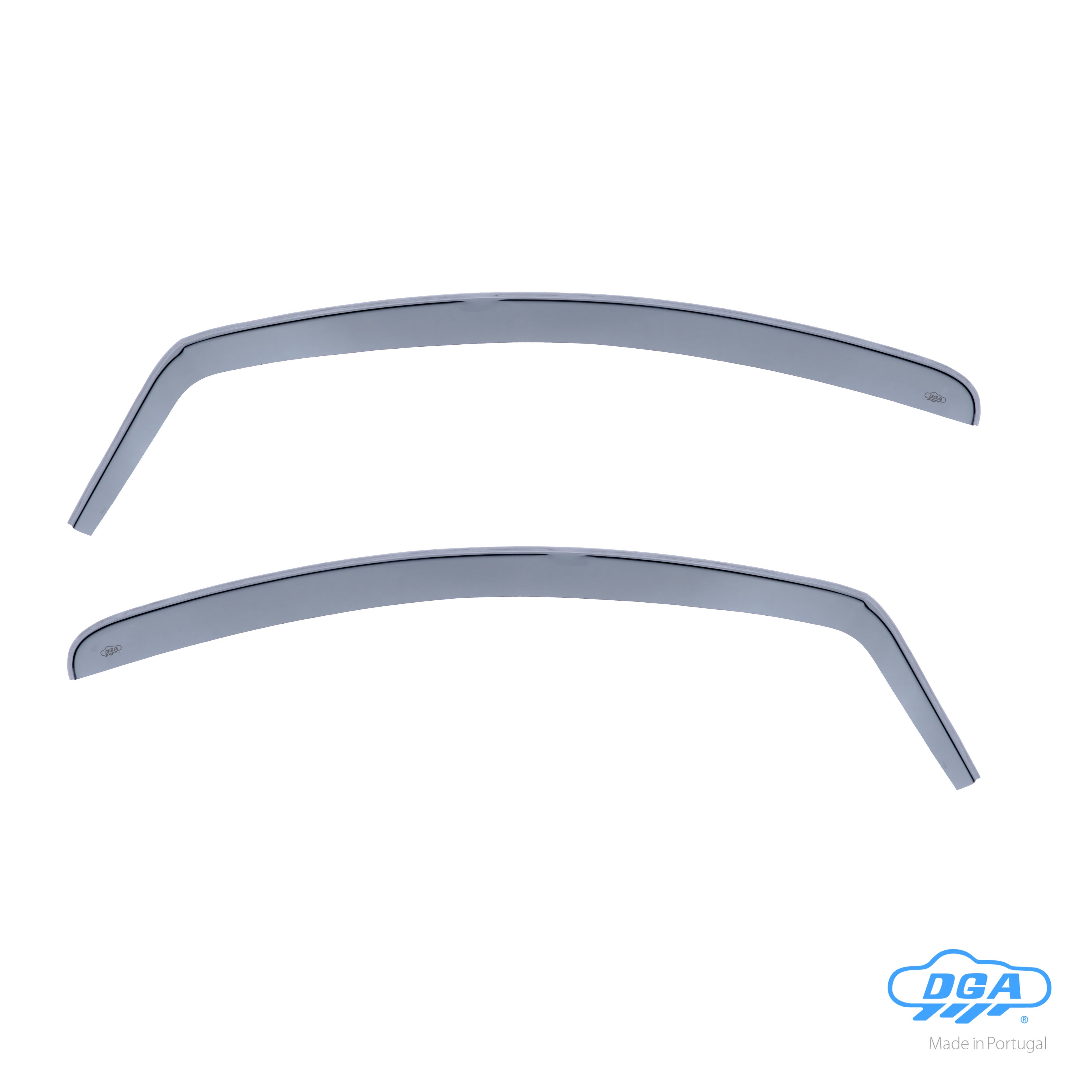Set deflettori aria anteriori ad incastro, tipo lungo - compatibile per Peugeot 107 3p (07/05>12/14)