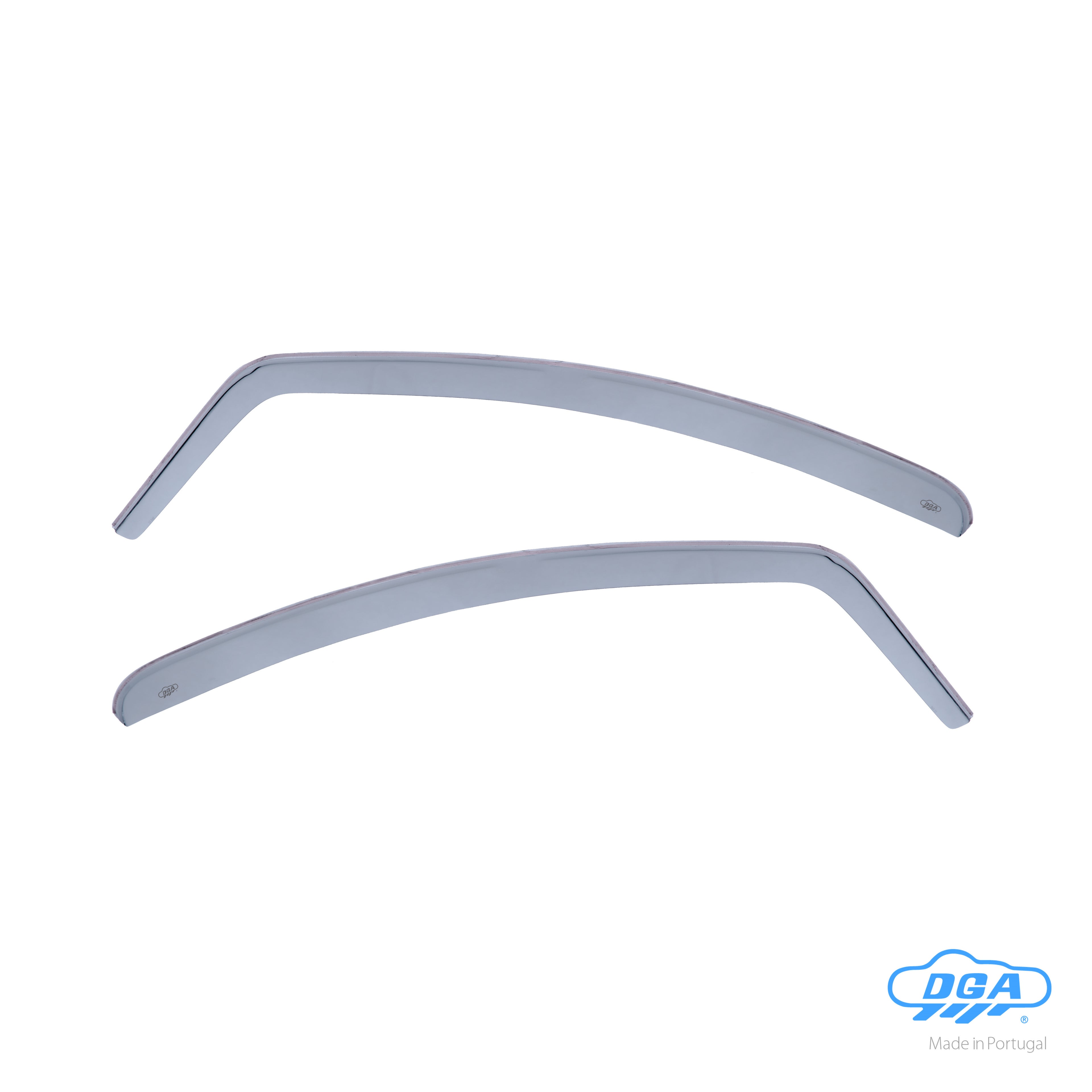 Set deflettori aria anteriori ad incastro, tipo lungo - compatibile per Peugeot 107 5p (07/05>12/14)