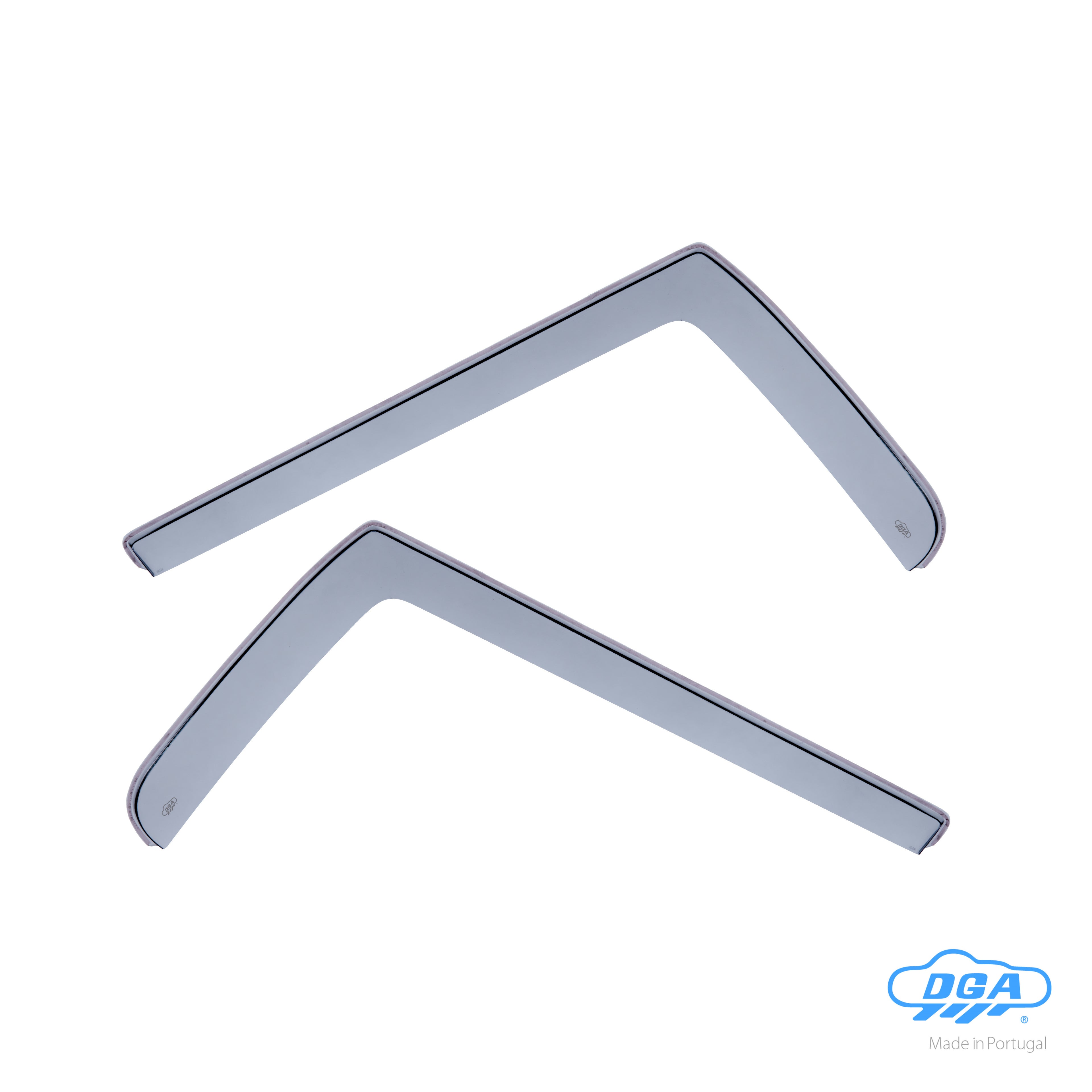 Set deflettori aria anteriori ad incastro, tipo lungo - compatibile per Peugeot Boxer (04/06>12/23)
