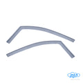 Set deflettori aria anteriori ad incastro, tipo lungo - compatibile per Peugeot 208 3p (04/12>07/18)