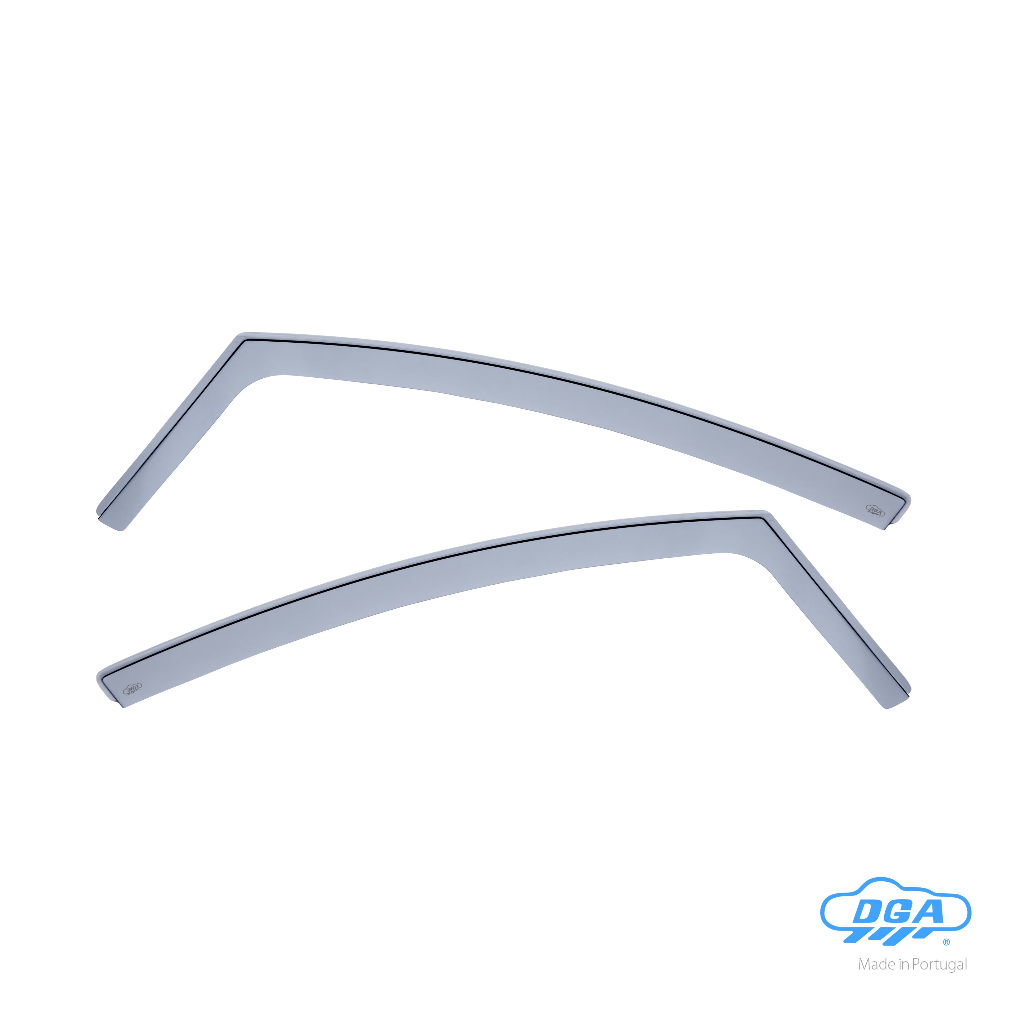 Set deflettori aria anteriori ad incastro, tipo lungo - compatibile per Peugeot Ion (03/11>11/19)