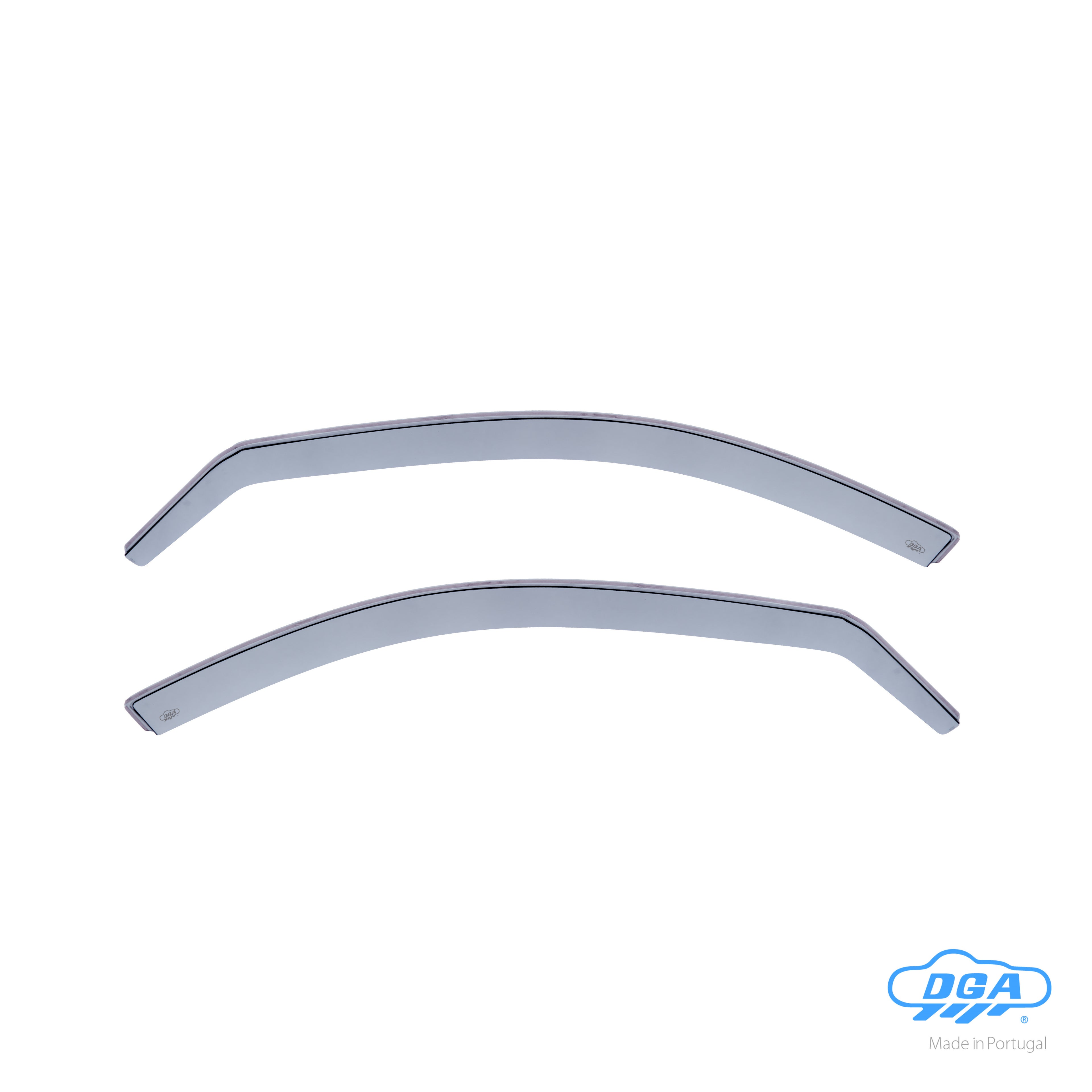 Set deflettori aria anteriori ad incastro, tipo lungo - compatibile per Renault Megane I 5p (01/96>08/03) - Renault Megane I sw (01/99>09/02)
