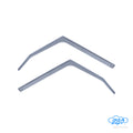 Set deflettori aria anteriori ad incastro, tipo lungo - compatibile per Renault Espace (01/96>10/02)
