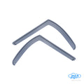 Set deflettori aria anteriori ad incastro, tipo lungo - compatibile per Renault Trafic (03/01>05/14)