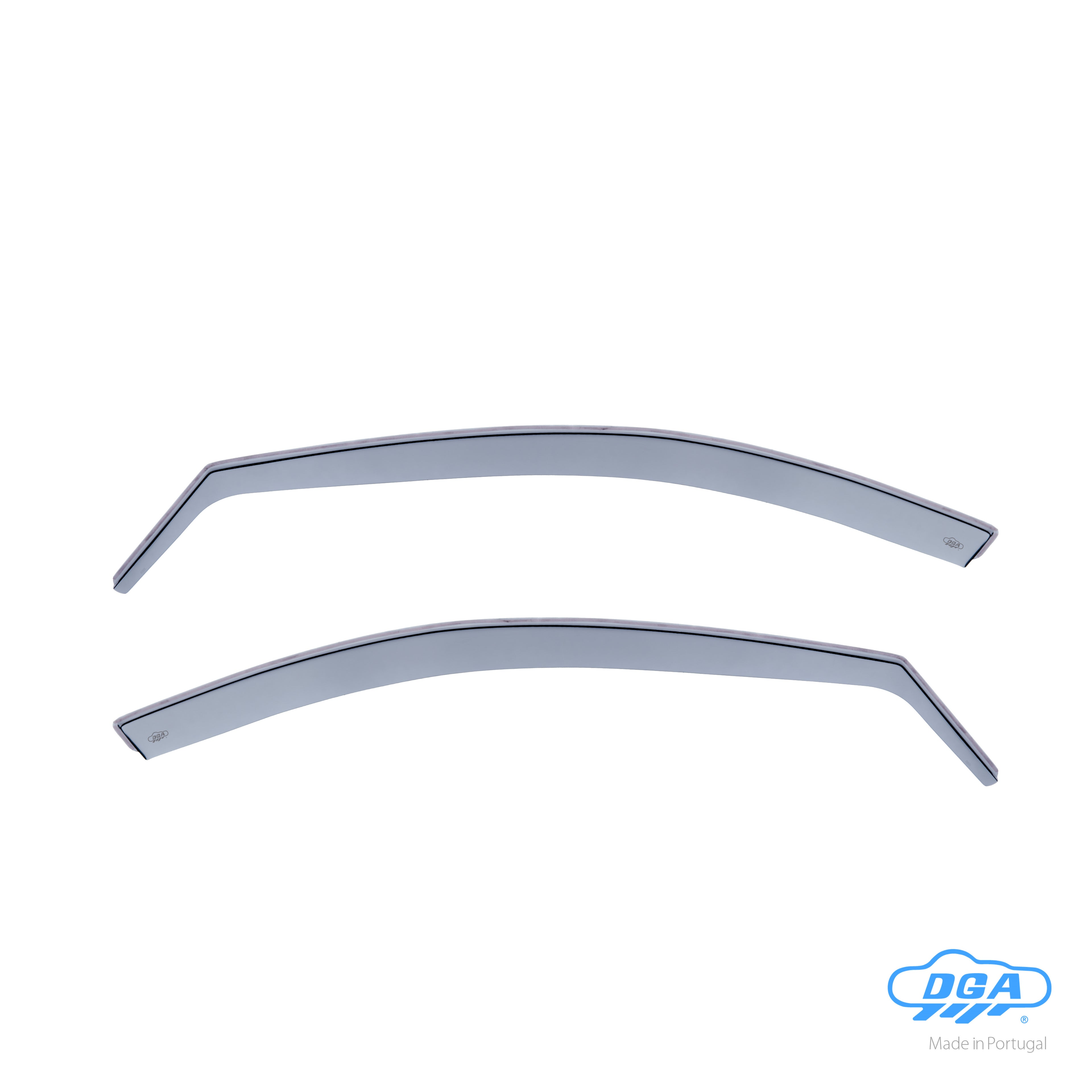 Set deflettori aria anteriori ad incastro, tipo lungo - compatibile per Renault Laguna II 5p (03/01>09/07) - Renault Laguna II Grandtour (03/01>09/07)