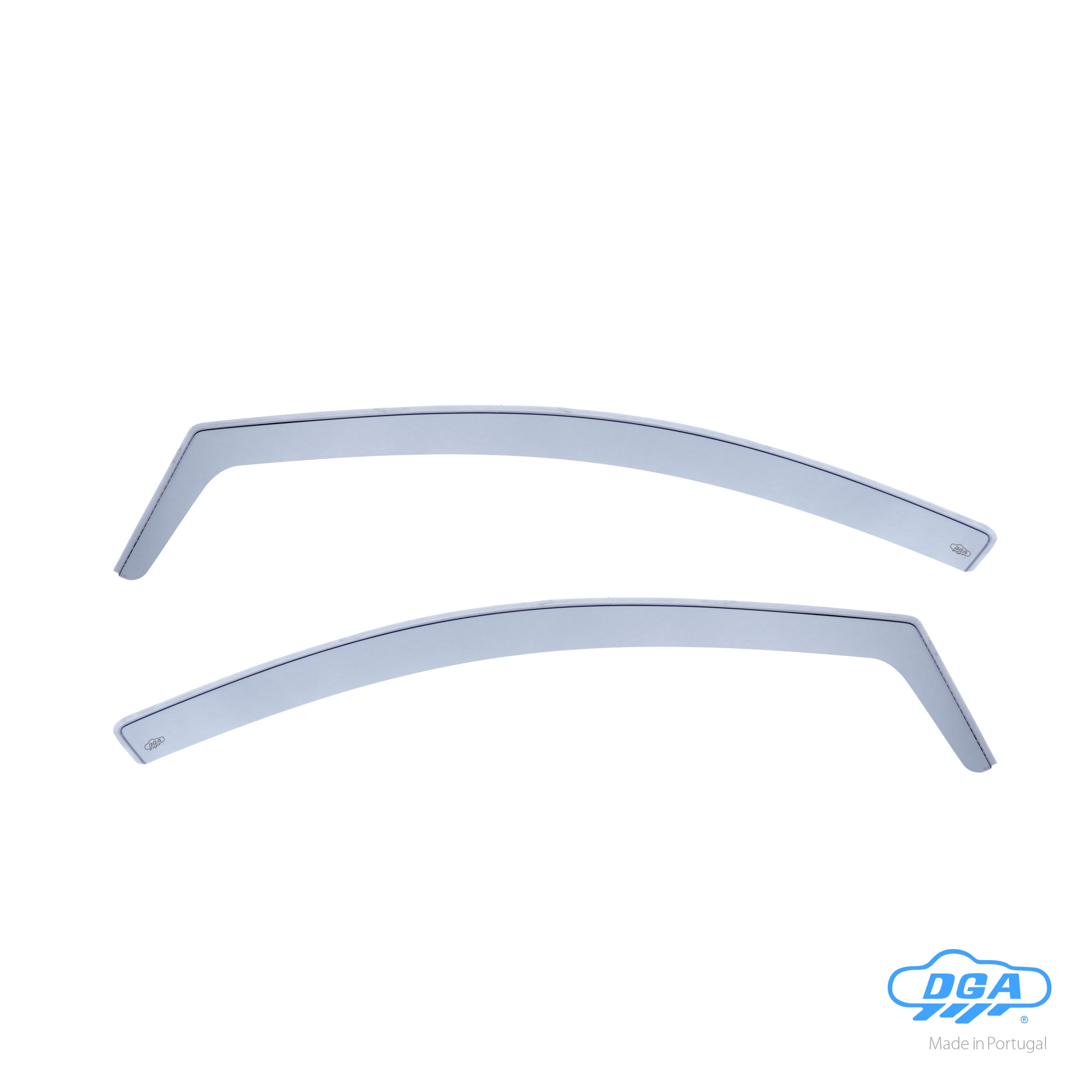 Set deflettori aria anteriori ad incastro, tipo lungo - compatibile per Renault Clio III 5p (10/05>01/13) - Renault Clio III Sportour (02/08>08/13)