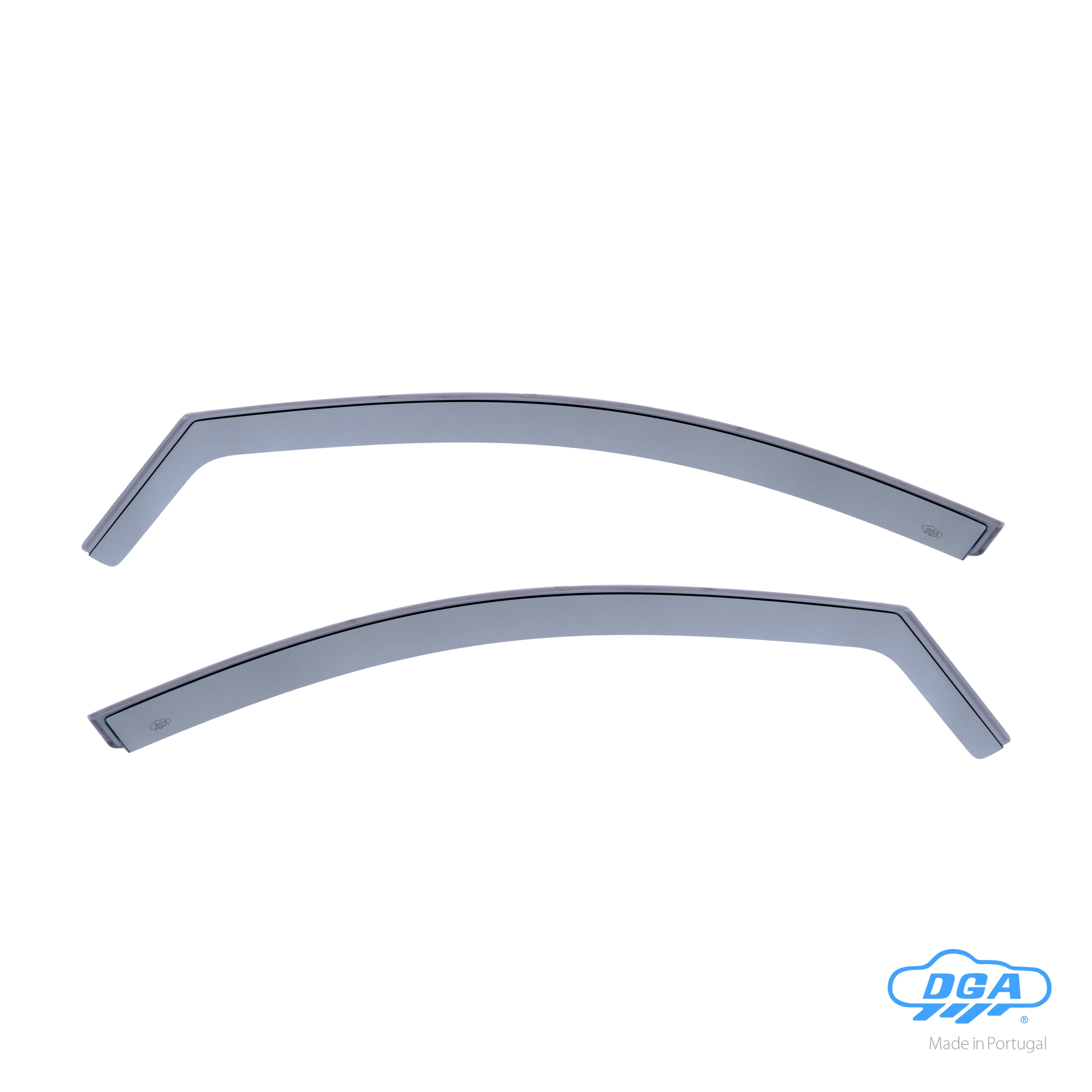 Set deflettori aria anteriori ad incastro, tipo lungo - compatibile per Renault Kadjar (06/15>03/23)