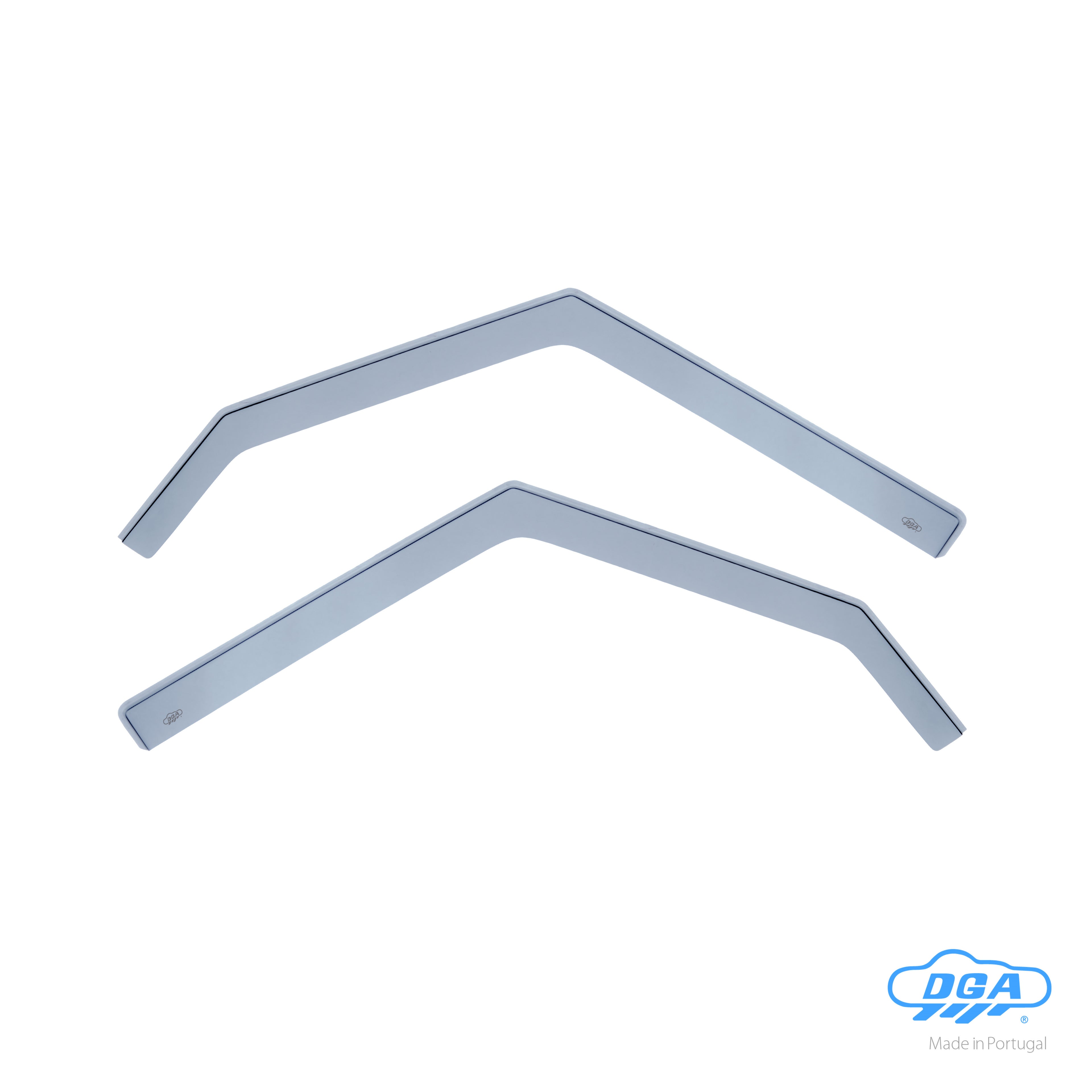 Set deflettori aria anteriori ad incastro, tipo lungo - compatibile per Land Rover Discovery 3p (01/89>10/98) - Land Rover Discovery 5p (01/89>10/98)