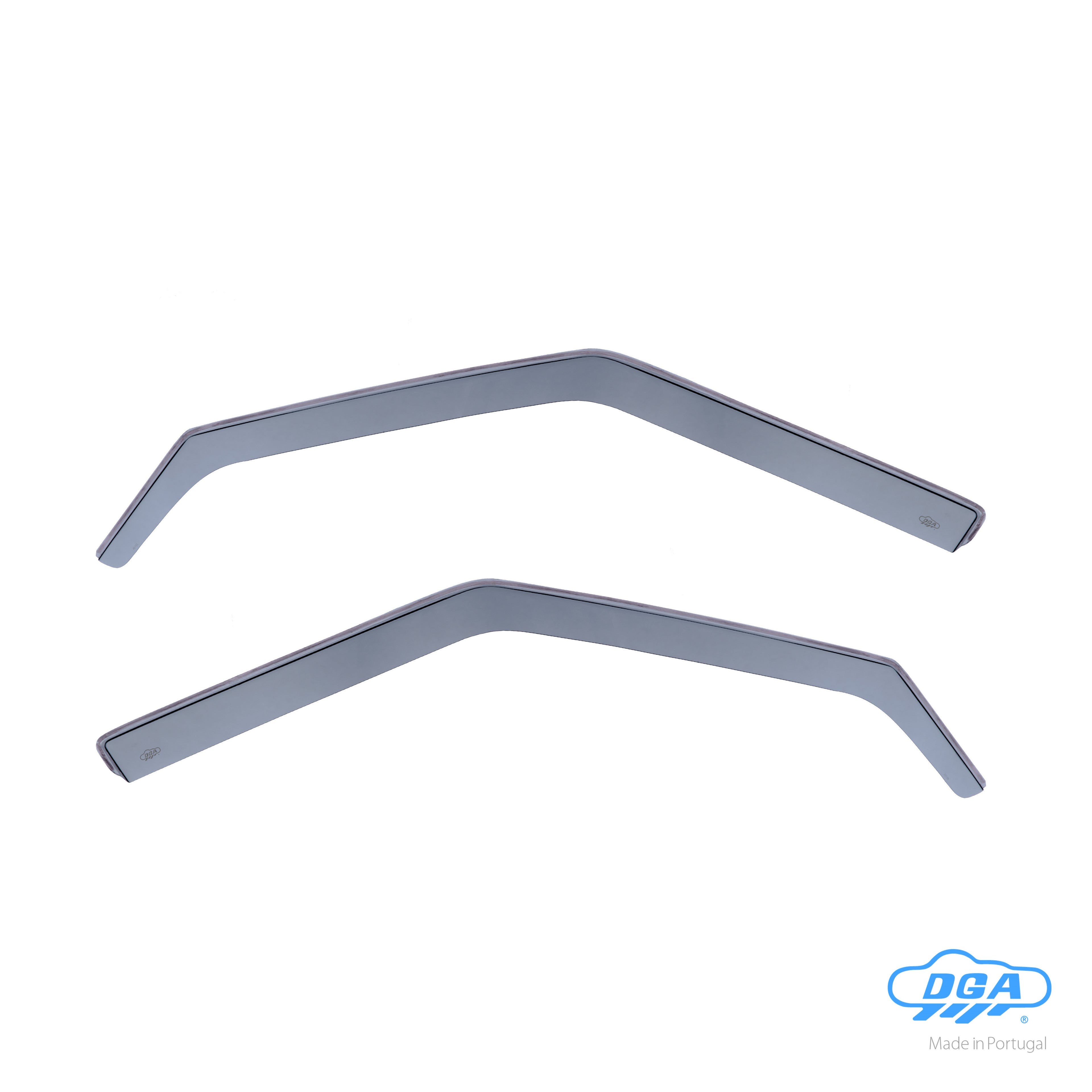 Set deflettori aria anteriori ad incastro, tipo lungo - compatibile per Skoda Fabia 5p (05/07>01/15) - Skoda Fabia Wagon (01/08>03/15)