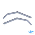 Set deflettori aria anteriori ad incastro, tipo lungo - compatibile per Skoda Yeti (10/09>12/17)