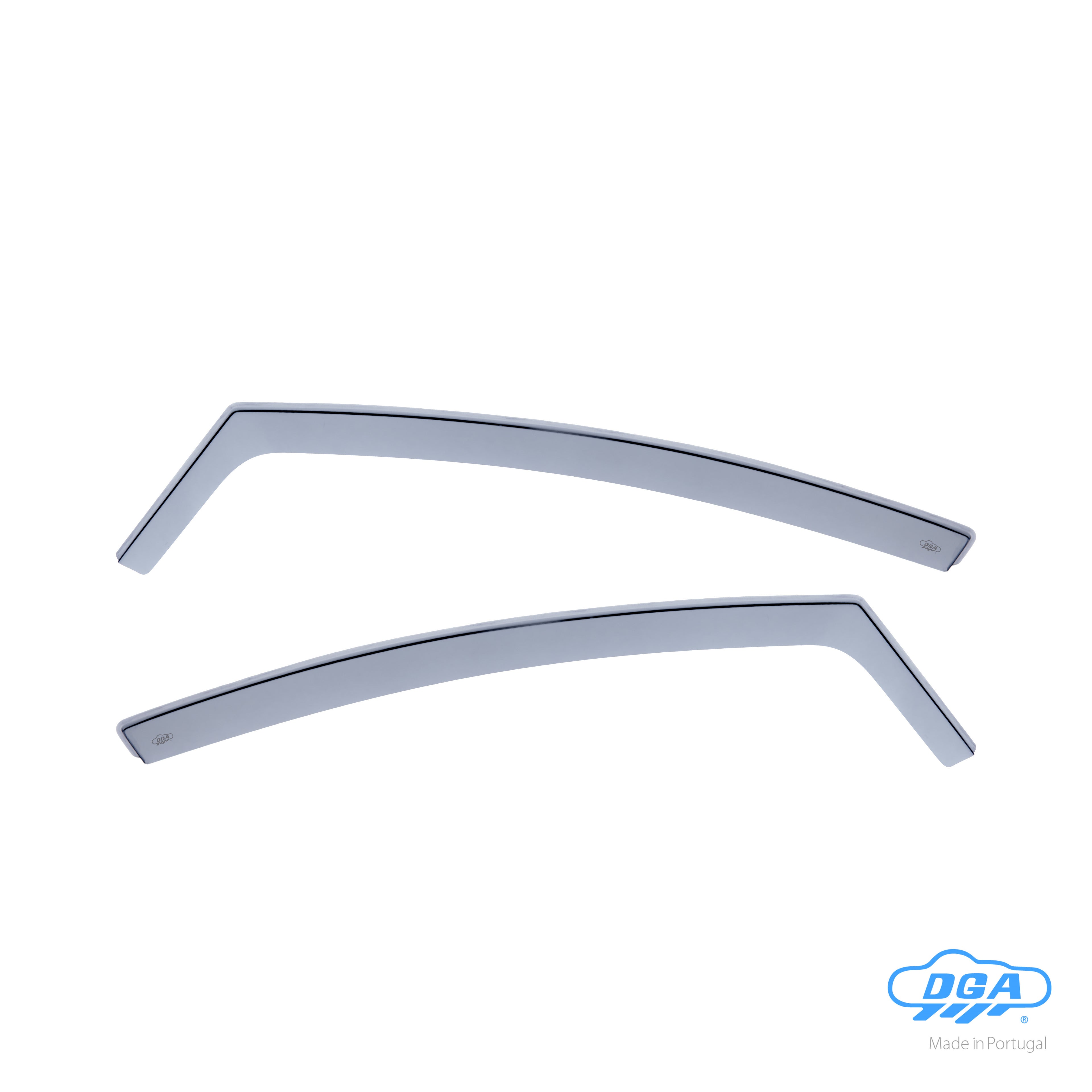 Set deflettori aria anteriori ad incastro, tipo lungo - compatibile per Toyota Prius 5p (07/09>02/16)