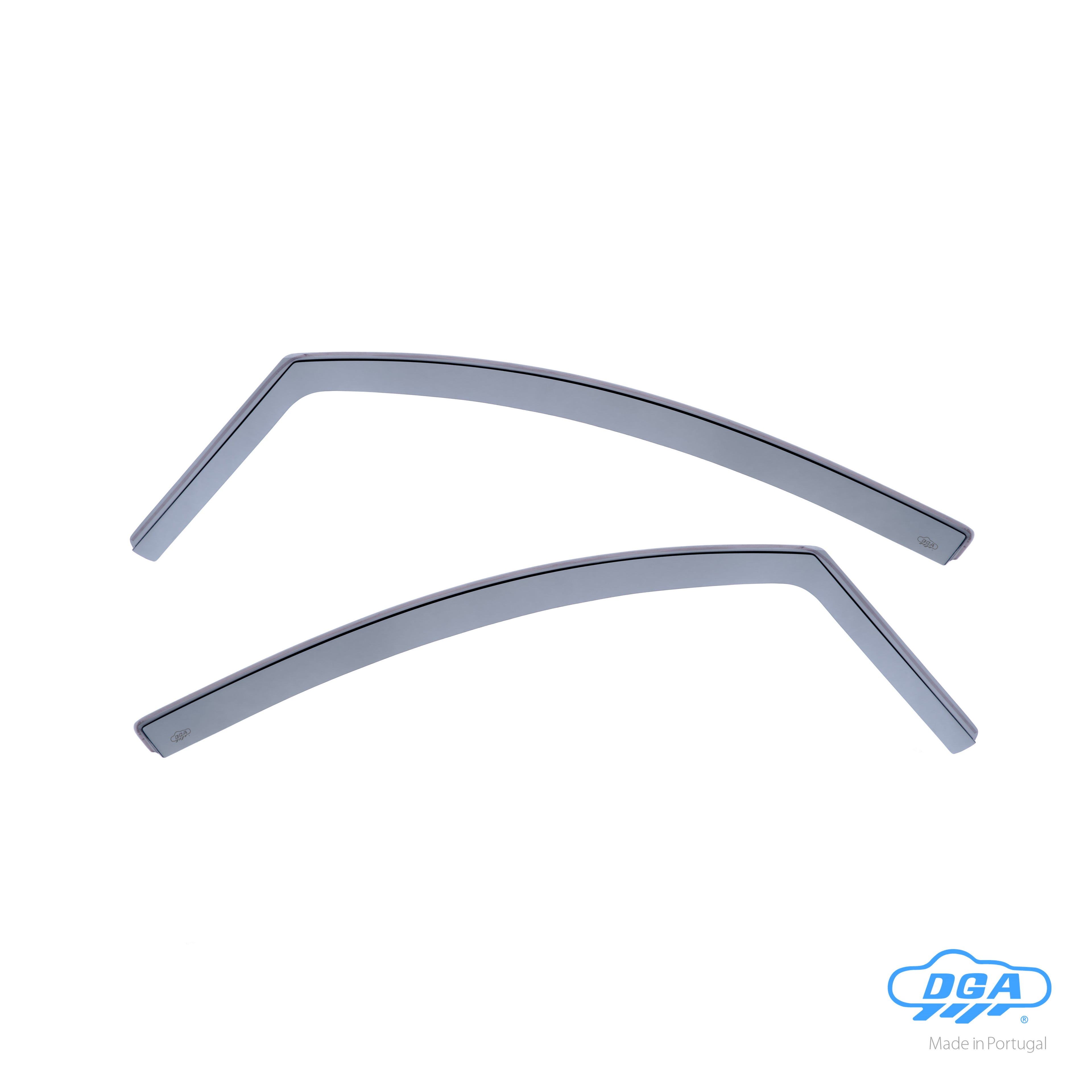 Set deflettori aria anteriori ad incastro, tipo lungo - compatibile per Toyota Yaris 3p (10/11>12/17)