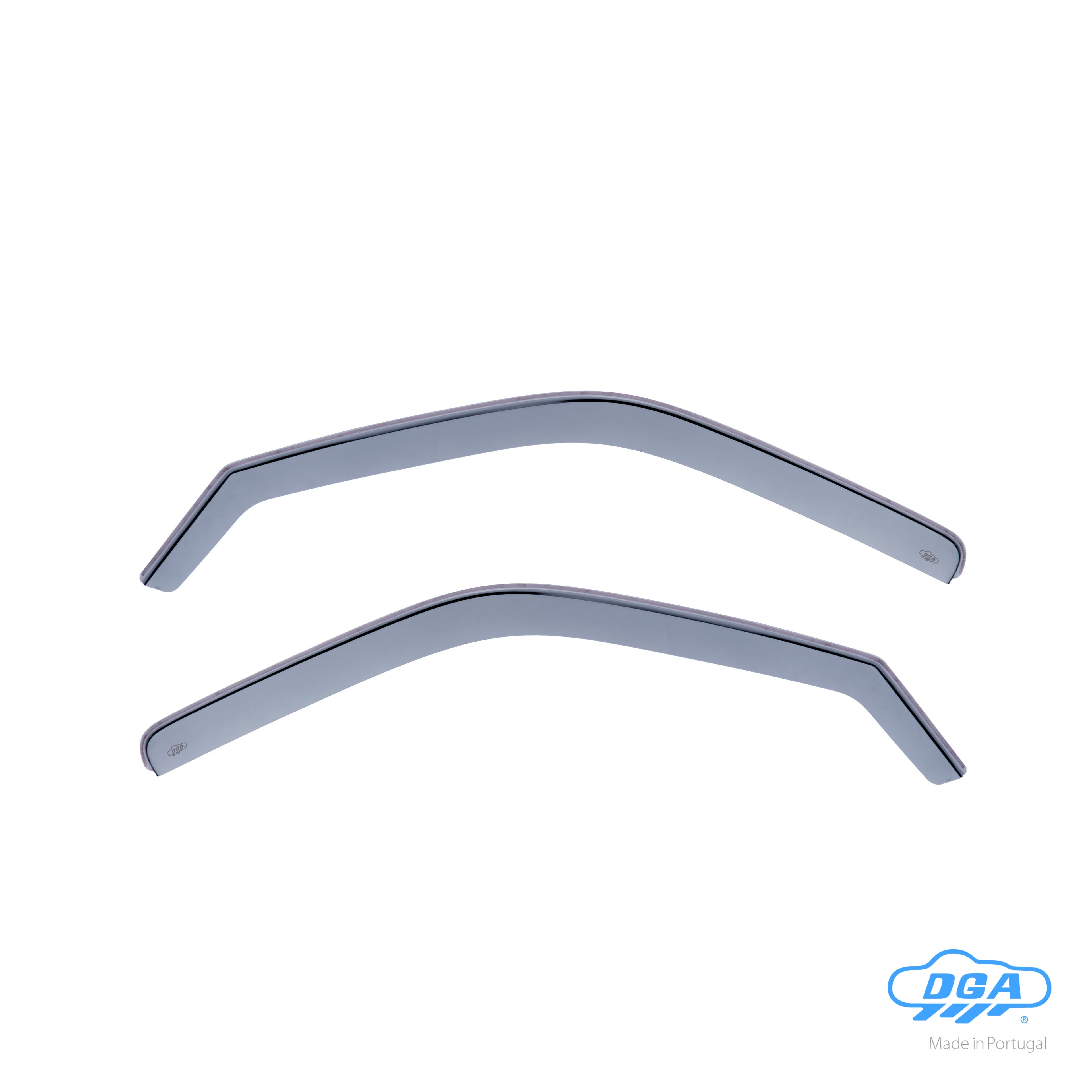 Set deflettori aria anteriori ad incastro, tipo lungo - compatibile per Volkswagen Golf III (08/92>09/97) - Volkswagen Vento (03/92>01/98)