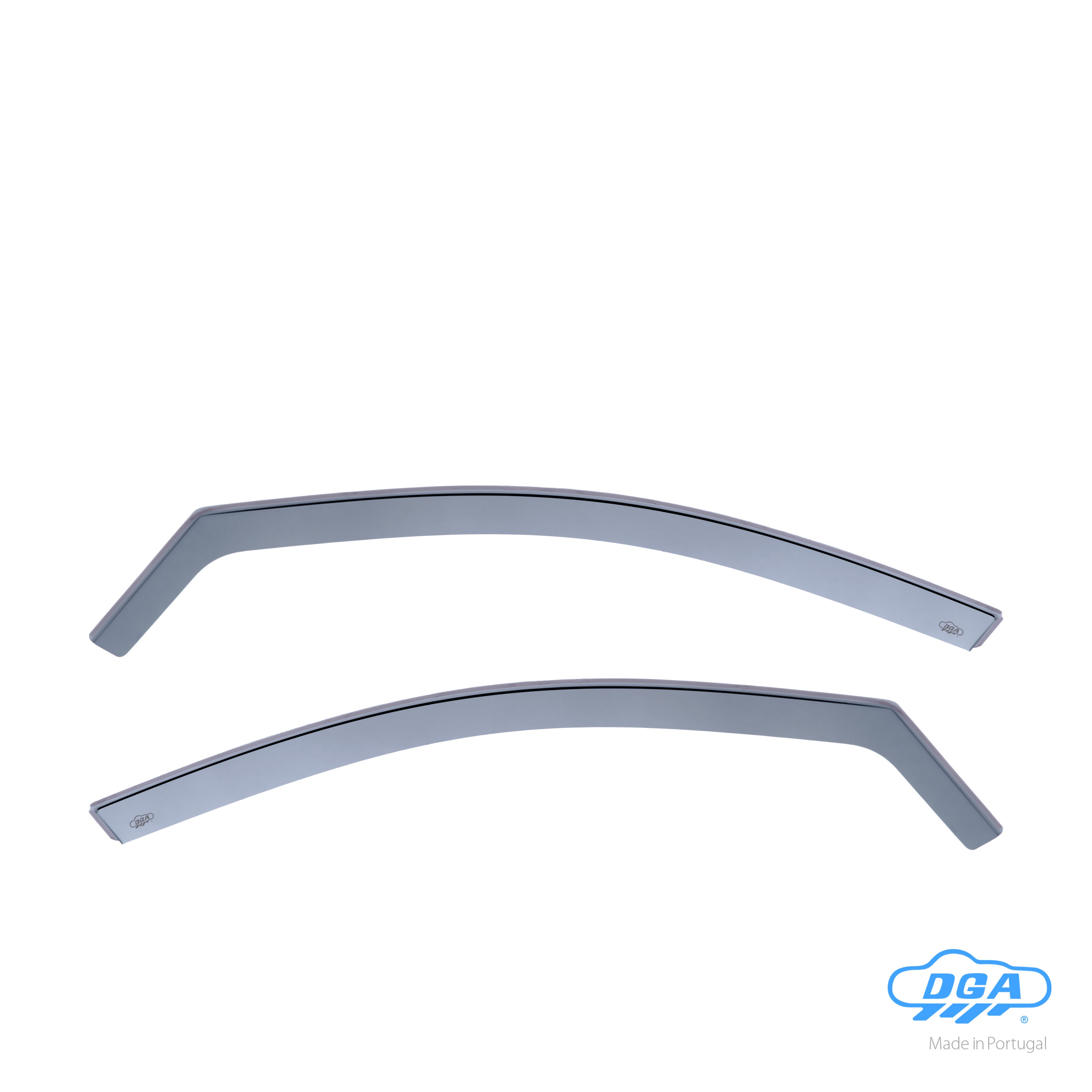 Set deflettori aria anteriori ad incastro, tipo lungo - compatibile per Volkswagen Golf VII 5p (11/12>12/19) no specchietti retrovisori elettrici - Volkswagen Golf VII Variant (10/13>05/20) no specchietti retrovisori elettrici