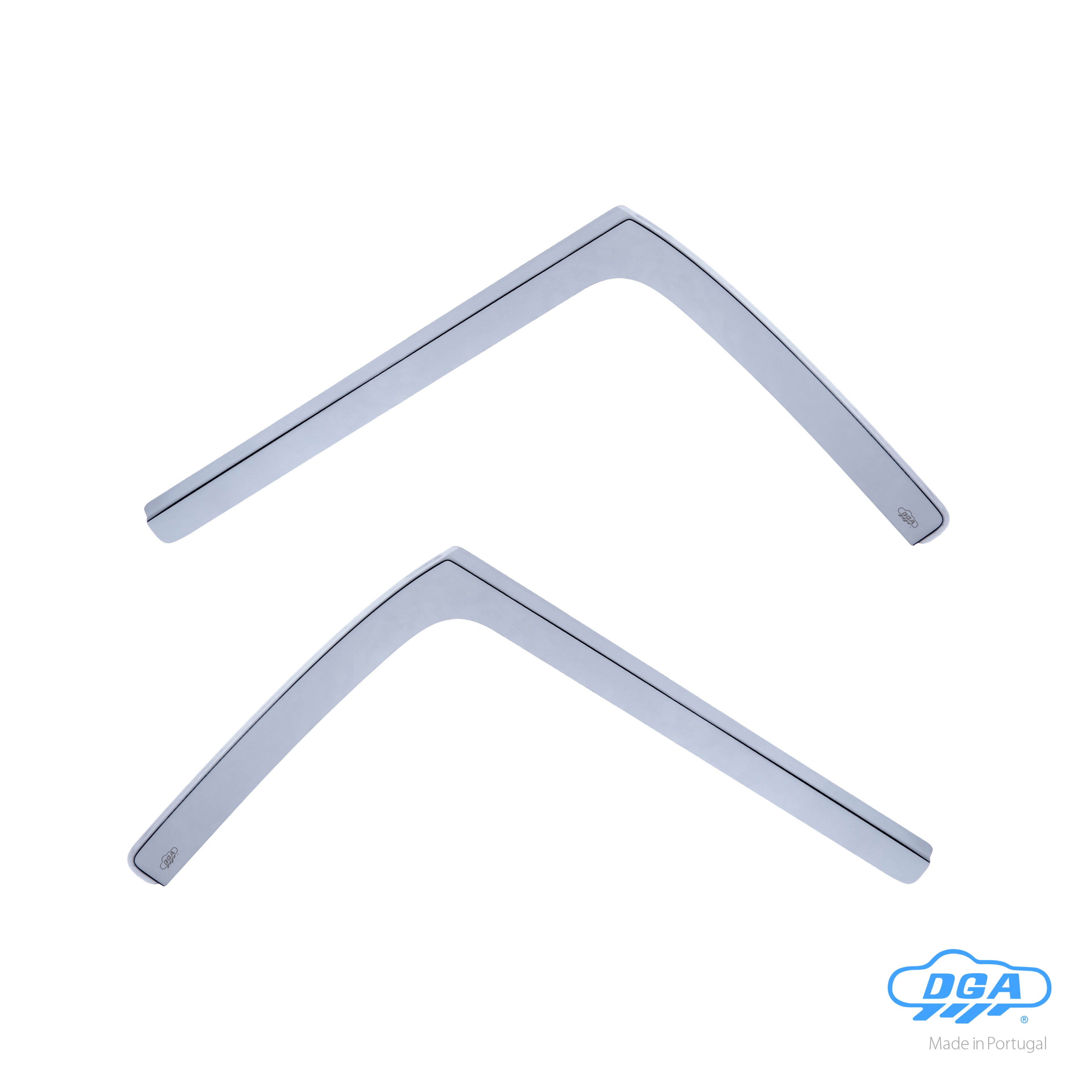 Set deflettori aria anteriori ad incastro, tipo lungo - compatibile per Man TGE (04/17>) - Volkswagen Crafter (01/17>)