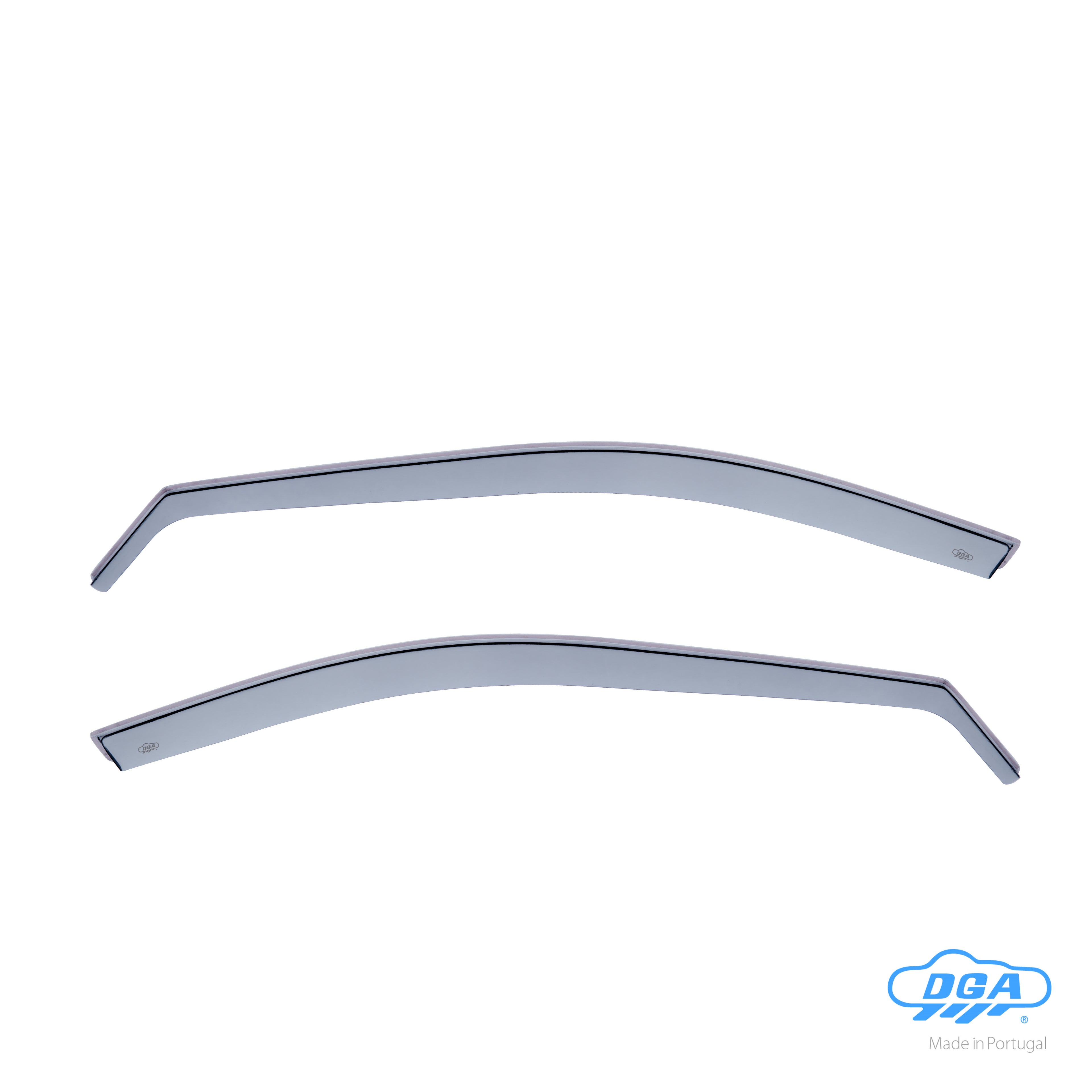 Set deflettori aria anteriori ad incastro, tipo lungo - compatibile per Volvo S40 (08/95>12/03) - Volvo V40 sw (01/95>12/04)