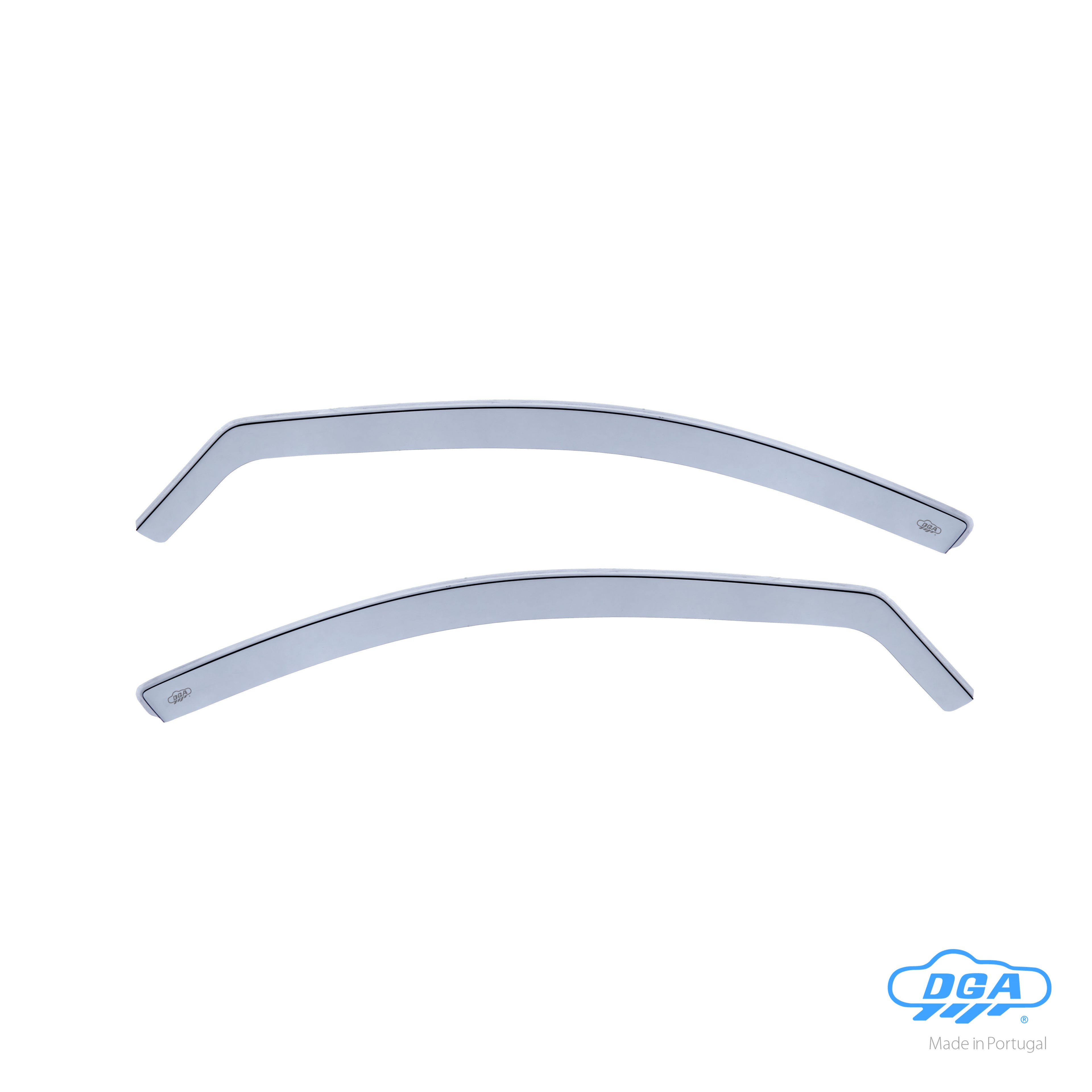Set deflettori aria anteriori ad incastro, tipo lungo - compatibile per Volvo S60 (10/00>08/10)