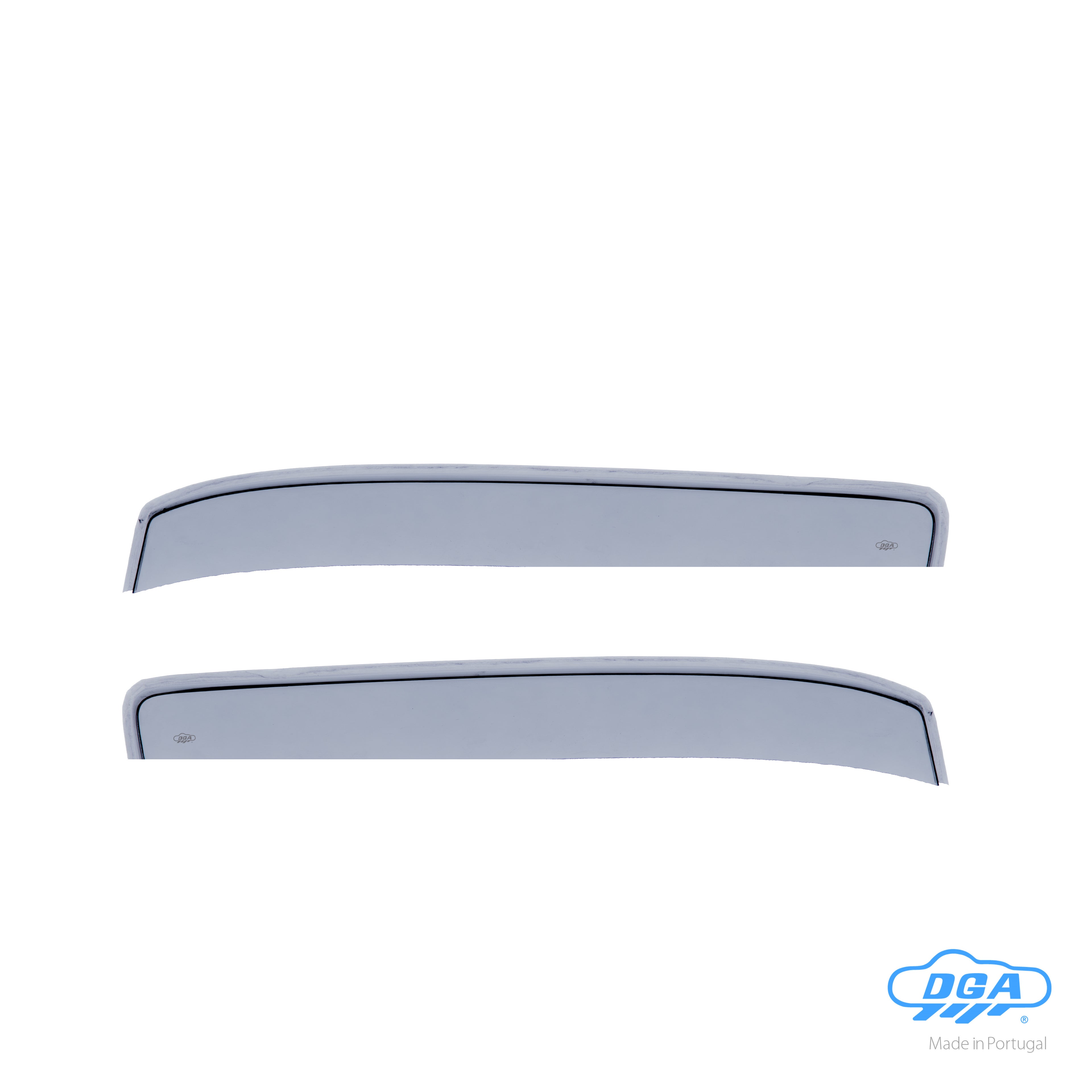 Set deflettori aria anteriori ad incastro, tipo corto - compatibile per Ford Tourneo Connect (06/02>10/13) - Ford Transit Connect (06/02>10/13)
