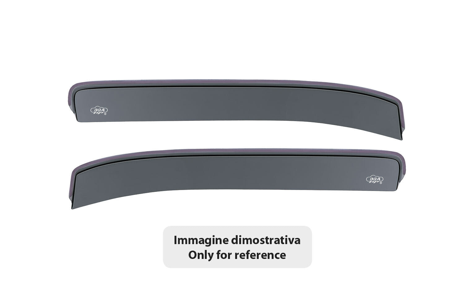 Set deflettori aria posteriori ad incastro - compatibile per Toyota Yaris 5p (09/20>12/23)