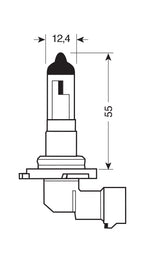 12V Lampada alogena - H10 - 42W - PY20d - 1 pz - Scatola