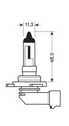 12V Lampada alogena - HIR2 - 55W - PX22d - 1 pz - Scatola